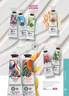 Vista previa de Yves Rocher campaña 16 2025, nuevo folleto de la tienda, válido en México a partir del 19.11.2025 | Página: 65 | Productos: Avena, Crema, Hinojo, Limón