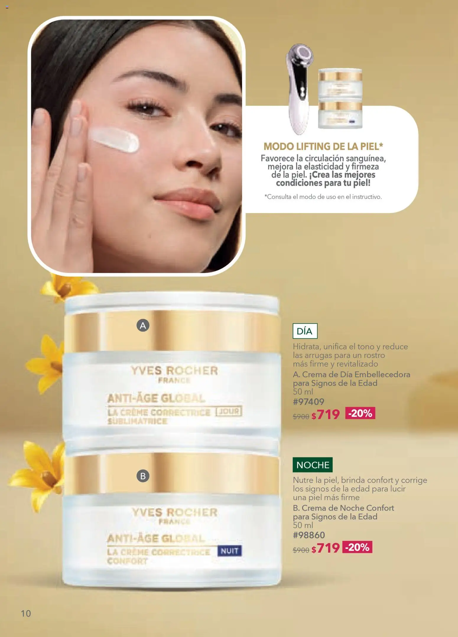 Nuevas ofertas de Yves Rocher válidas en toda la República Mexicana desde el 24.03.2026. ¡Encuentra las mejores ofertas en Yves Rocher campaña 5 2026! | Página: 10 | Productos: Crema