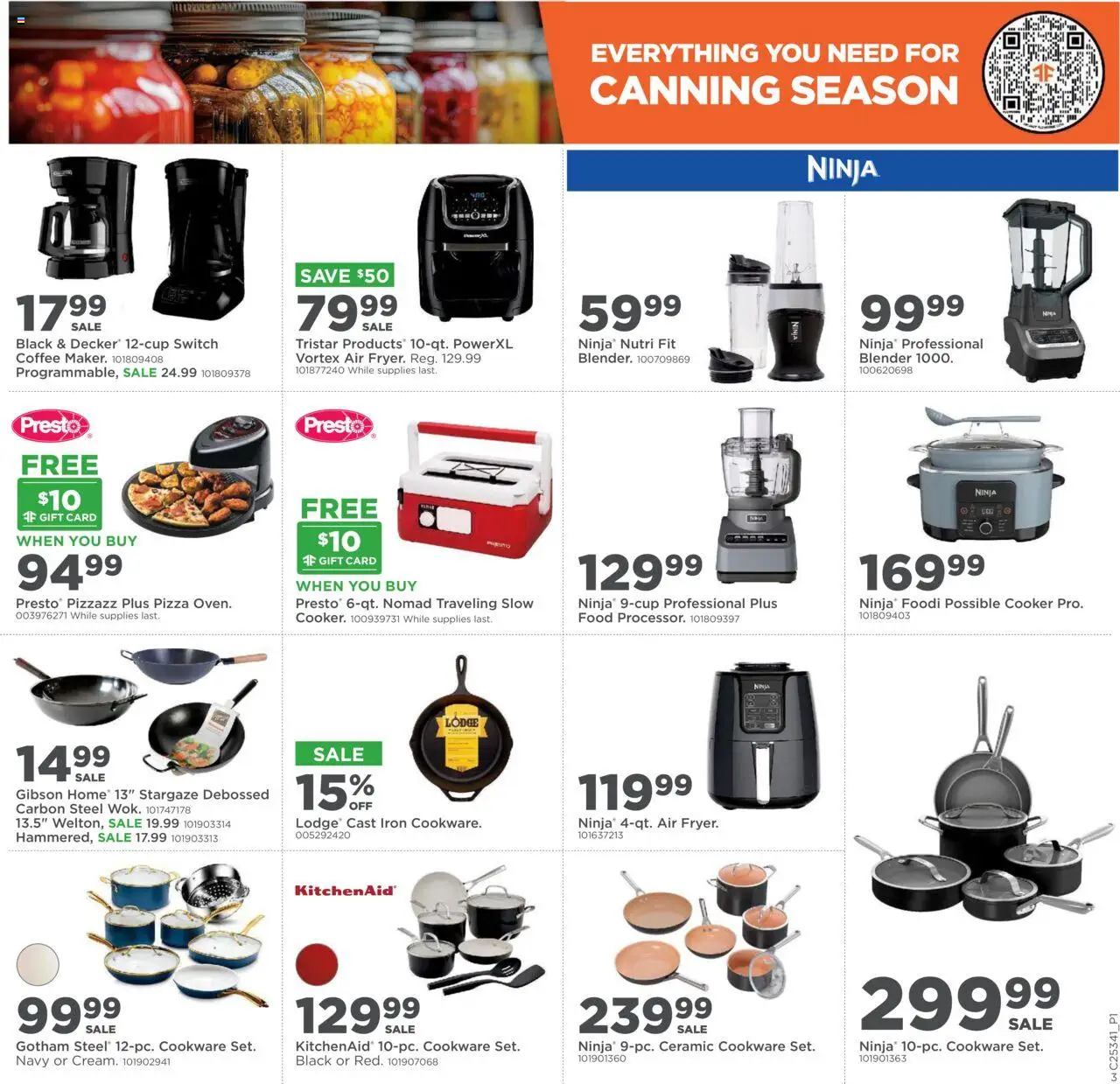 Mills Fleet Farm Weekly Ad - valid from 21.08.2025 | Page: 5 | Products: Coffee, Blender, Pizza, Switch