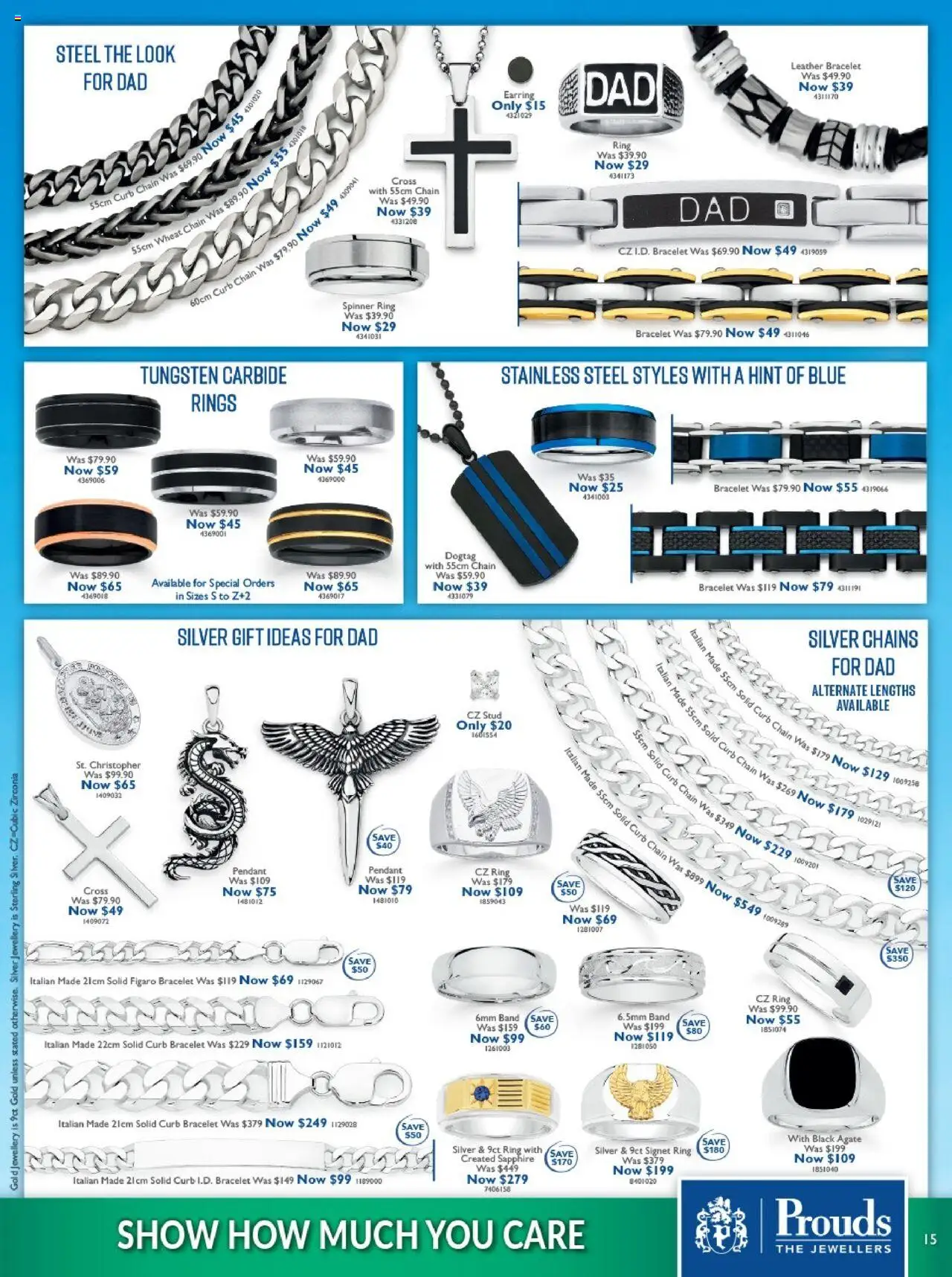 Prouds The Jewellers catalogue - valid from 04.08.2025 | Page: 15 | Products: Bracelet, Chain, Jewellery, Pendant