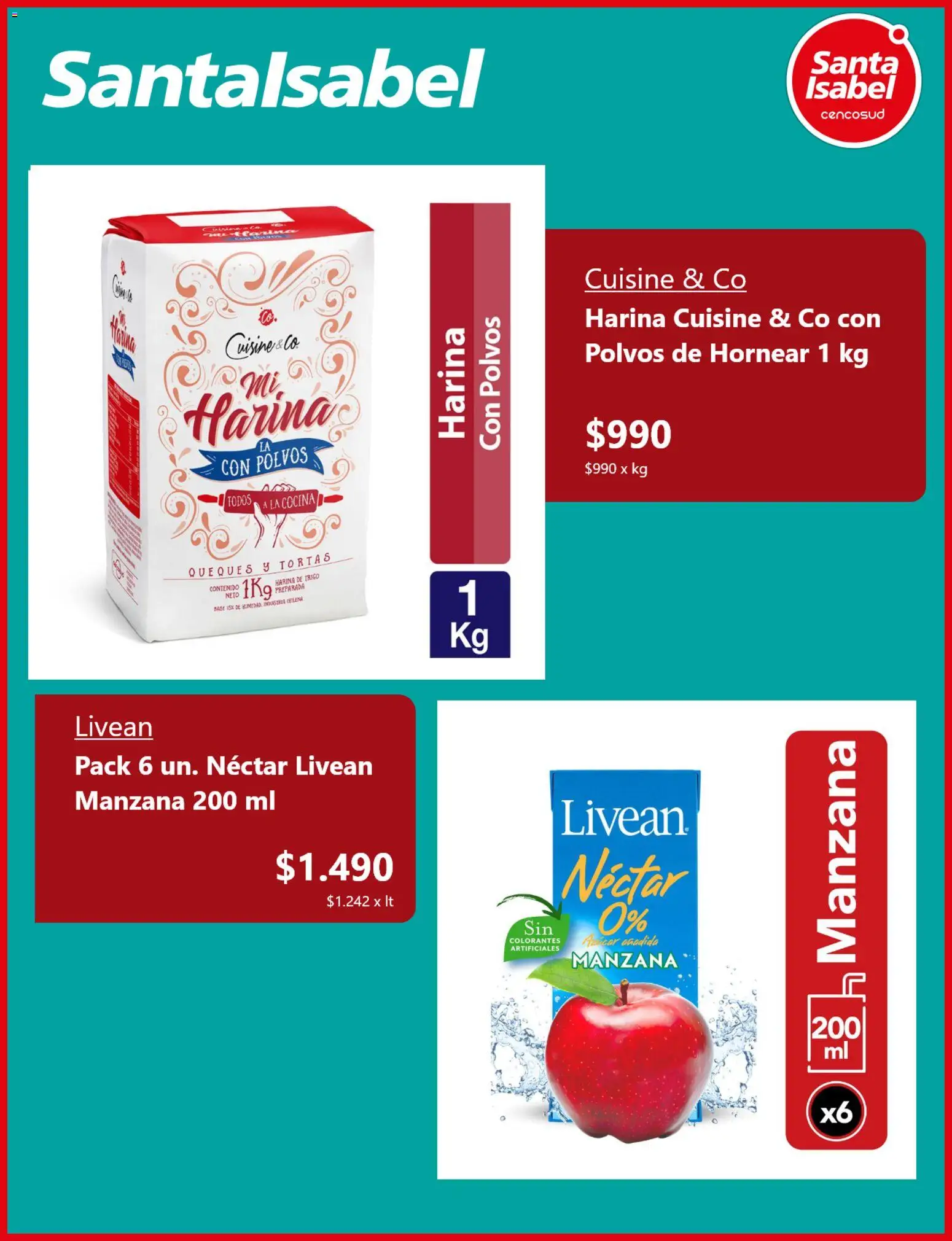 Santa Isabel ofertas  │ válido desde el 03.03.2026 | Página: 3 | Productos: Manzana, Cocina, Base, Harina