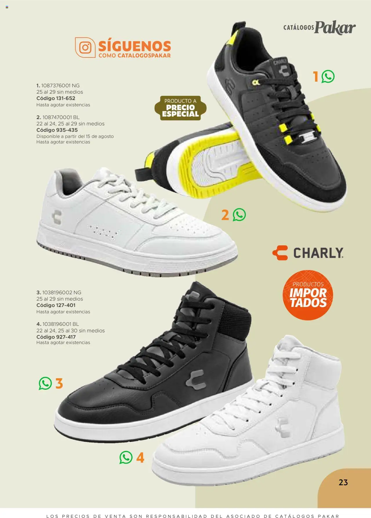 Nuevas ofertas de SC Pakar válidas en toda la República Mexicana desde el 24.07.2025. ¡Encuentra las mejores ofertas en SC Pakar - Catálogo Hombre otoño / invierno! | Página: 23