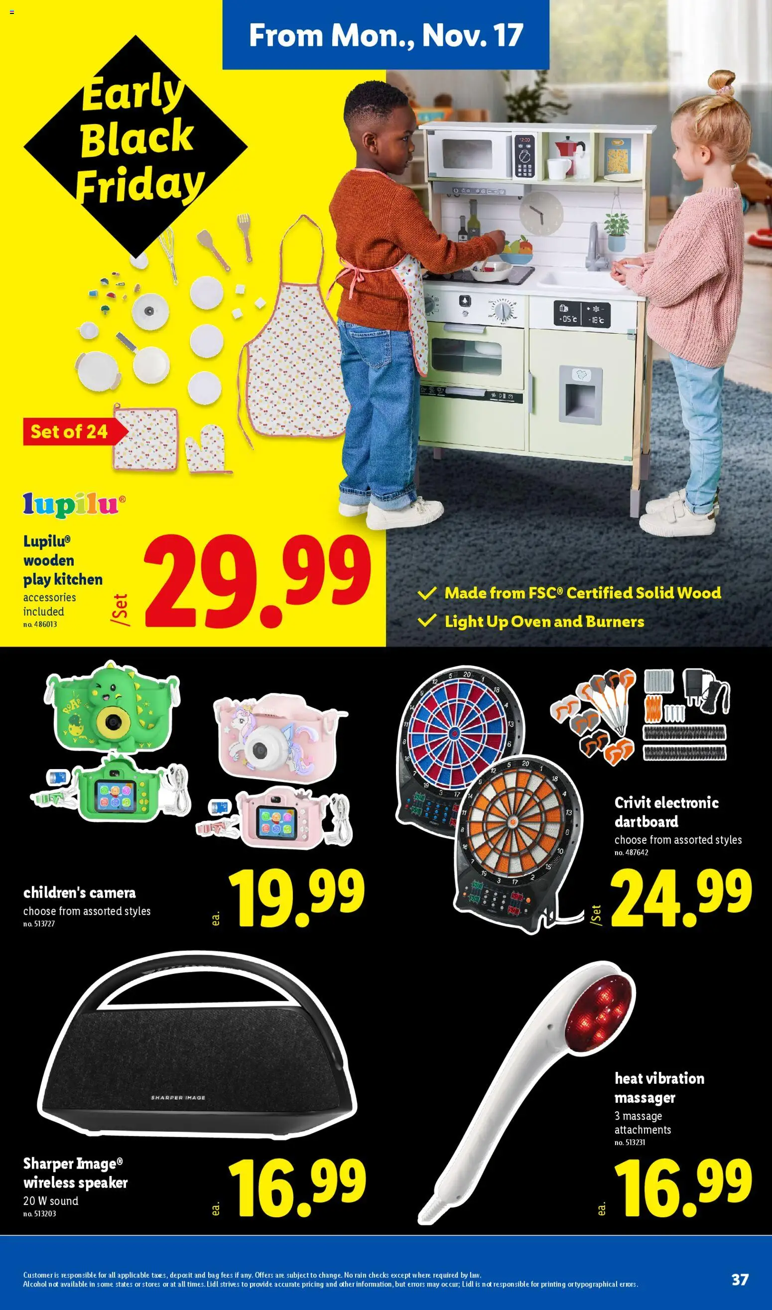 Lidl Early Black Friday - valid from 12.11.2025 | Page: 37 | Products: Camera, Bag, Speaker, Oven