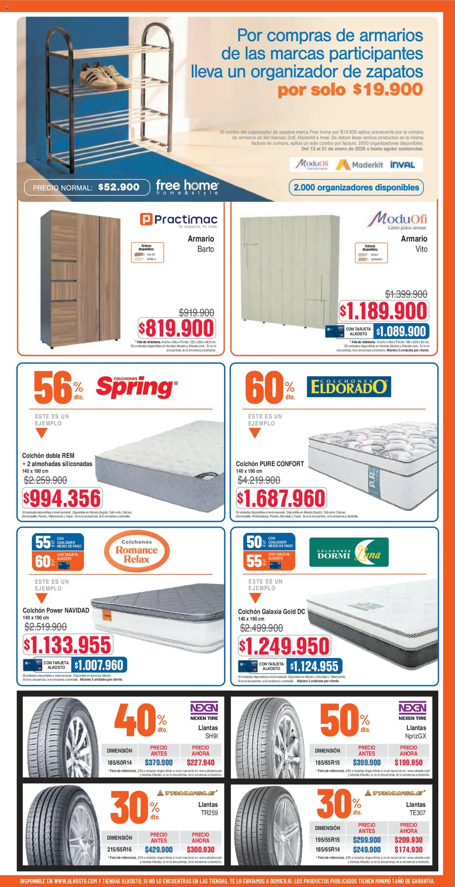 Ktronix revista - valida desde el 17.01.2026 | Página: 7 | Productos: Té, Colchón, Zapatos, Organizador