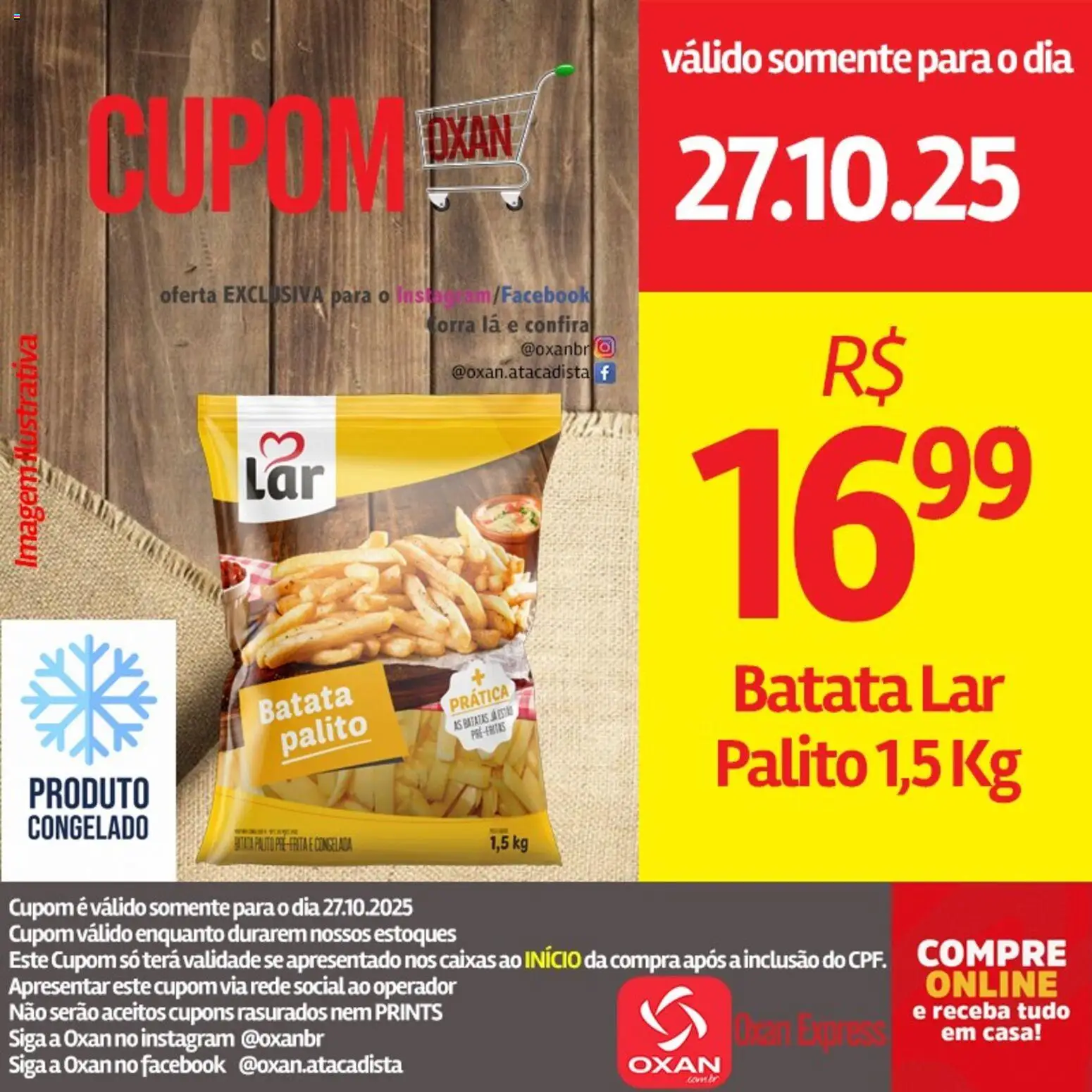Oxan Atacadista Folheto - válido de 27.10.2025 | Página: 7 | Produtos: Batata