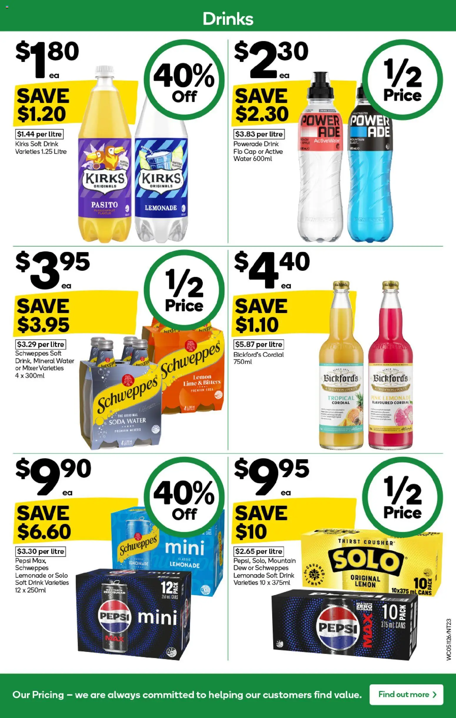 Woolworths catalogue - valid from 05.11.2025 | Page: 23 | Products: Pepsi, Sugar, Lemon, Lime