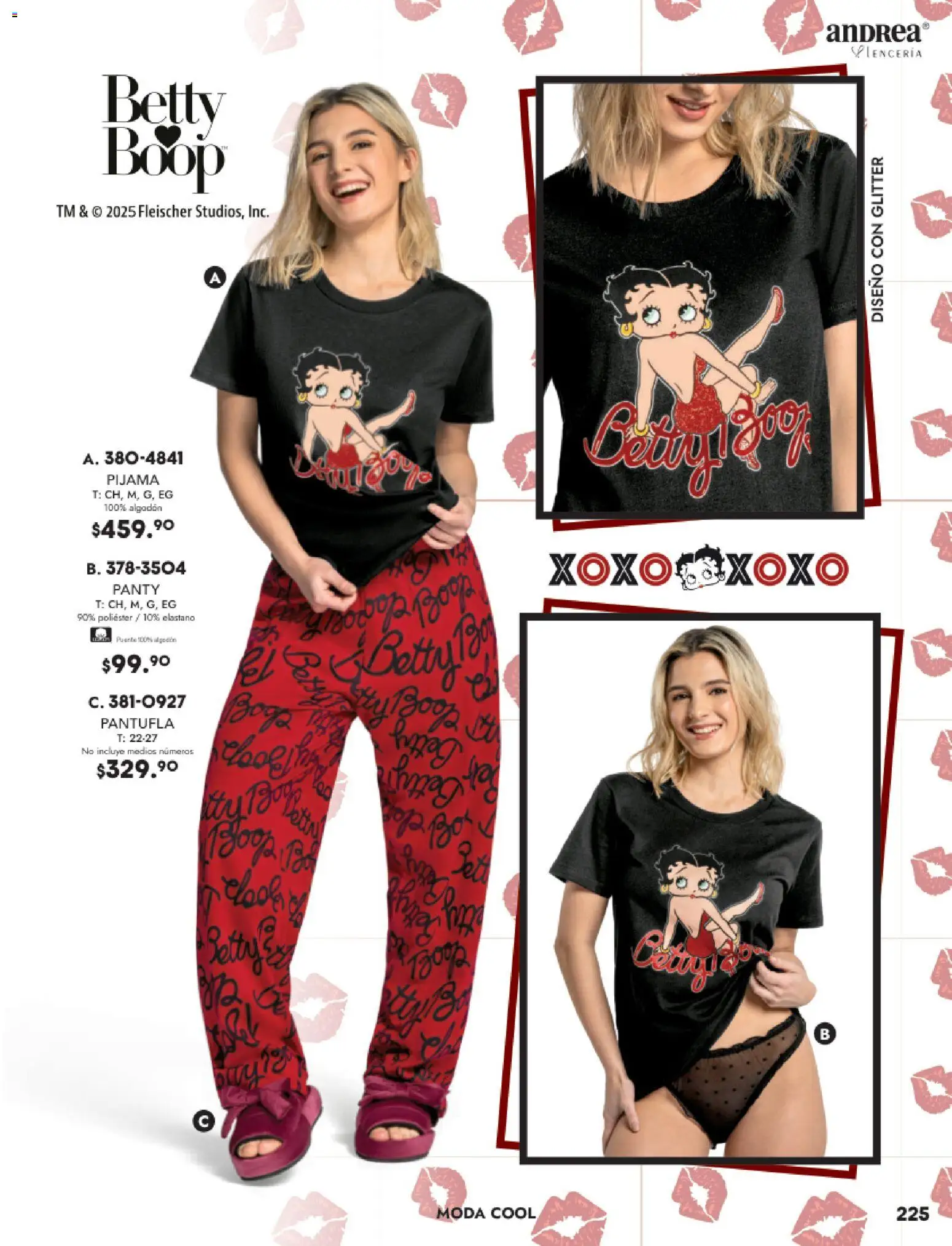 Nuevas ofertas de Andrea válidas en toda la República Mexicana desde el 26.11.2025. ¡Encuentra las mejores ofertas en Andrea catálogo Lancería, Vestir Interior otoño 2025! | Página: 61 | Productos: Pijama, Glitter, Algodón