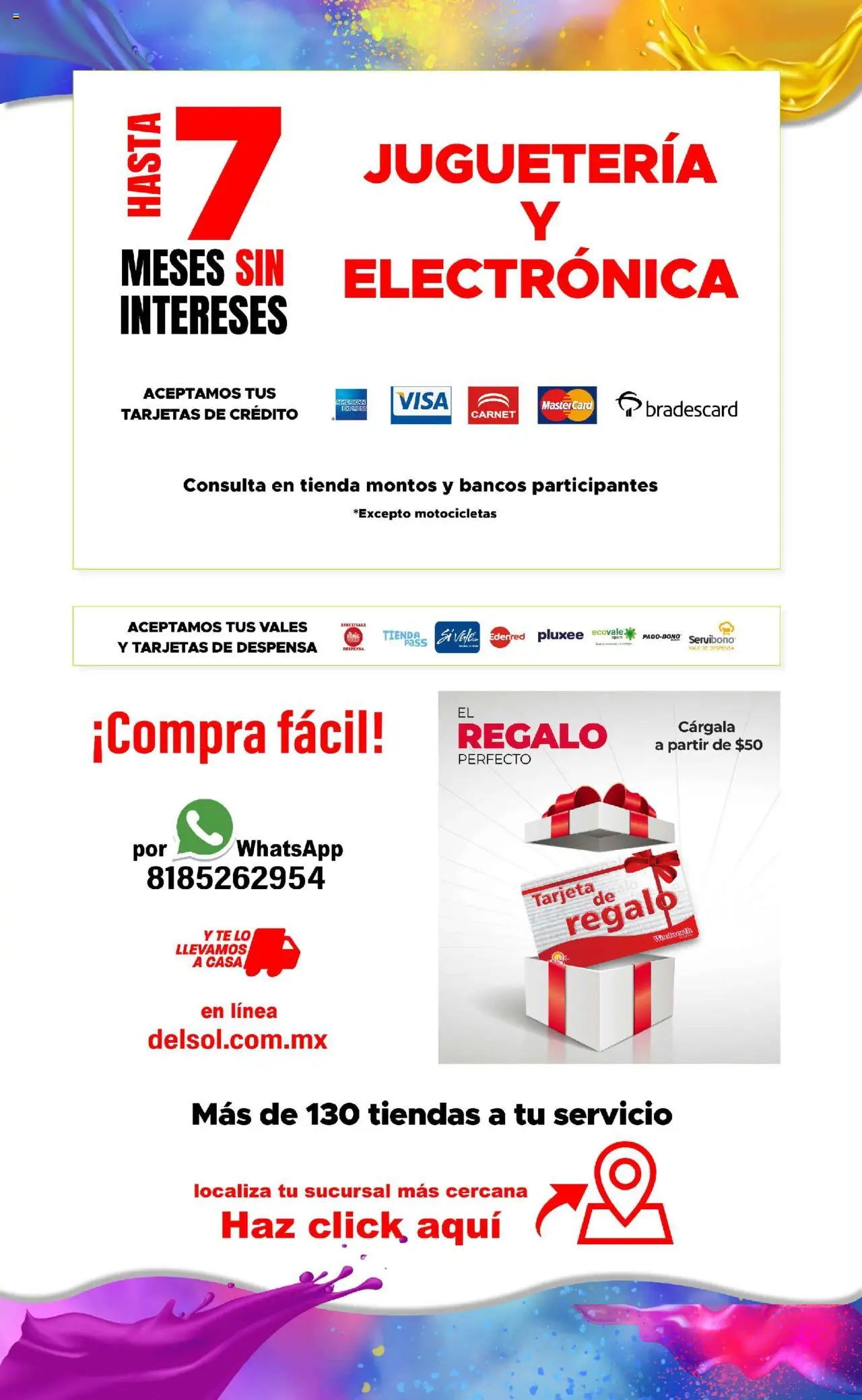 Nuevas ofertas de Del Sol y Woolworth válidas en toda la República Mexicana desde el 07.10.2025. ¡Encuentra las mejores ofertas en Del Sol y Woolworth - Catálogo Castillo Del Juguete! | Página: 248 | Productos: Despensa, Té