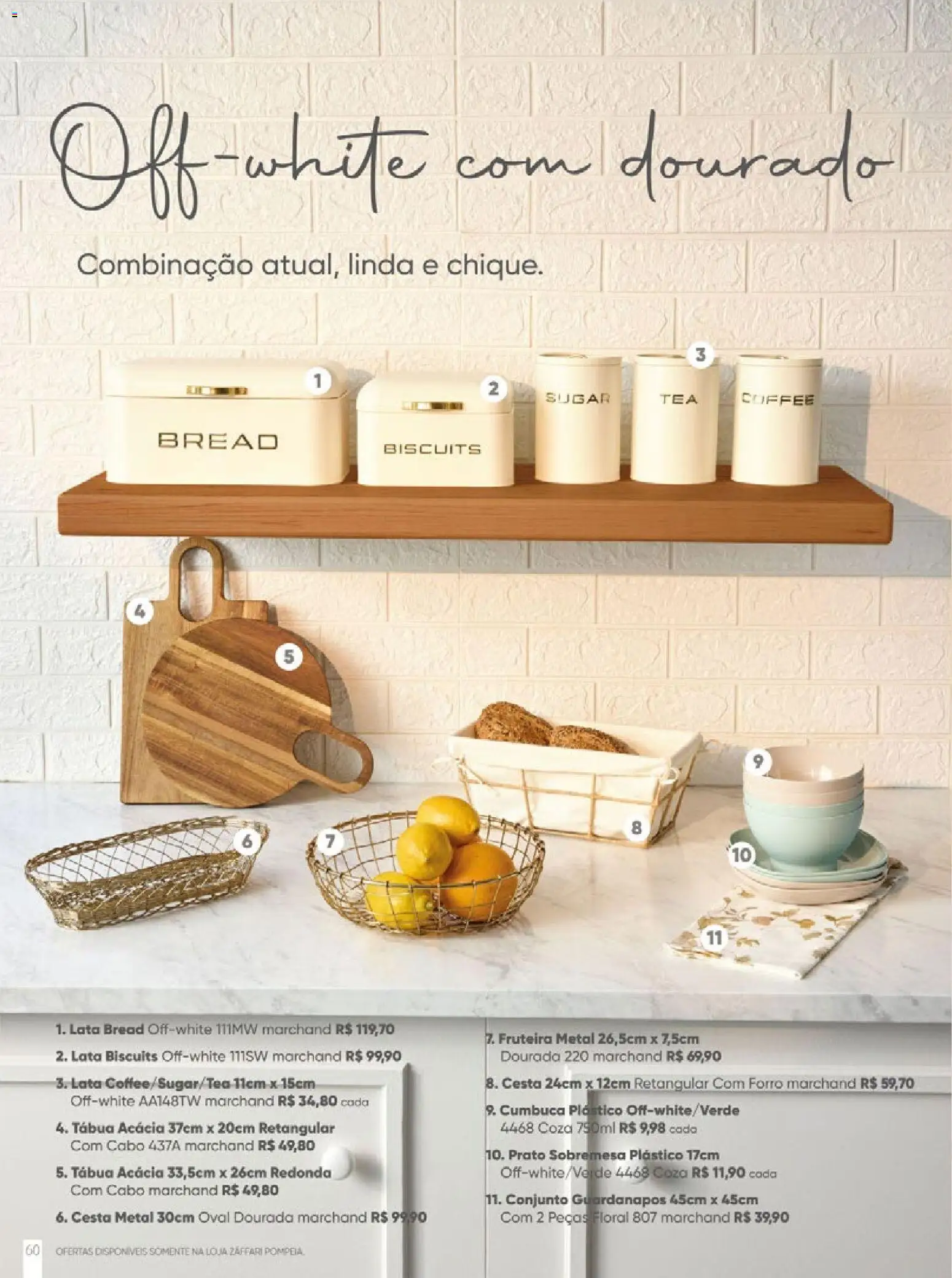 Zaffari Folheto - válido de 27.11.2025 | Página: 60 | Produtos: Fruteira, Cesta, Tábua, Cabo