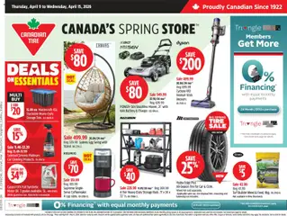 Preview of Canadian Tire weekly flyer from shop Canadian Tire valid from 09.04.2026