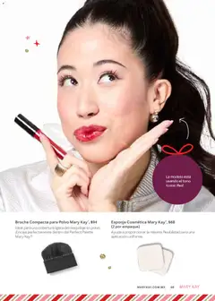 Vista previa de Mary Kay catálogo, nuevo folleto de la tienda, válido en México a partir del 01.11.2025 | Página: 68 | Productos: Esponja, Maquillaje, Polvo