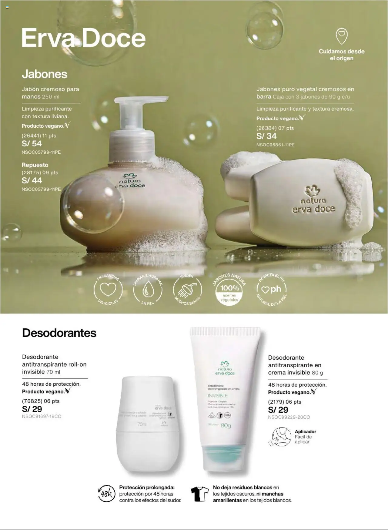 Catálogo Natura válido desde 01.07.2025 | Página: 146 | Productos: Jabón, Antitranspirante, Caja, Crema
