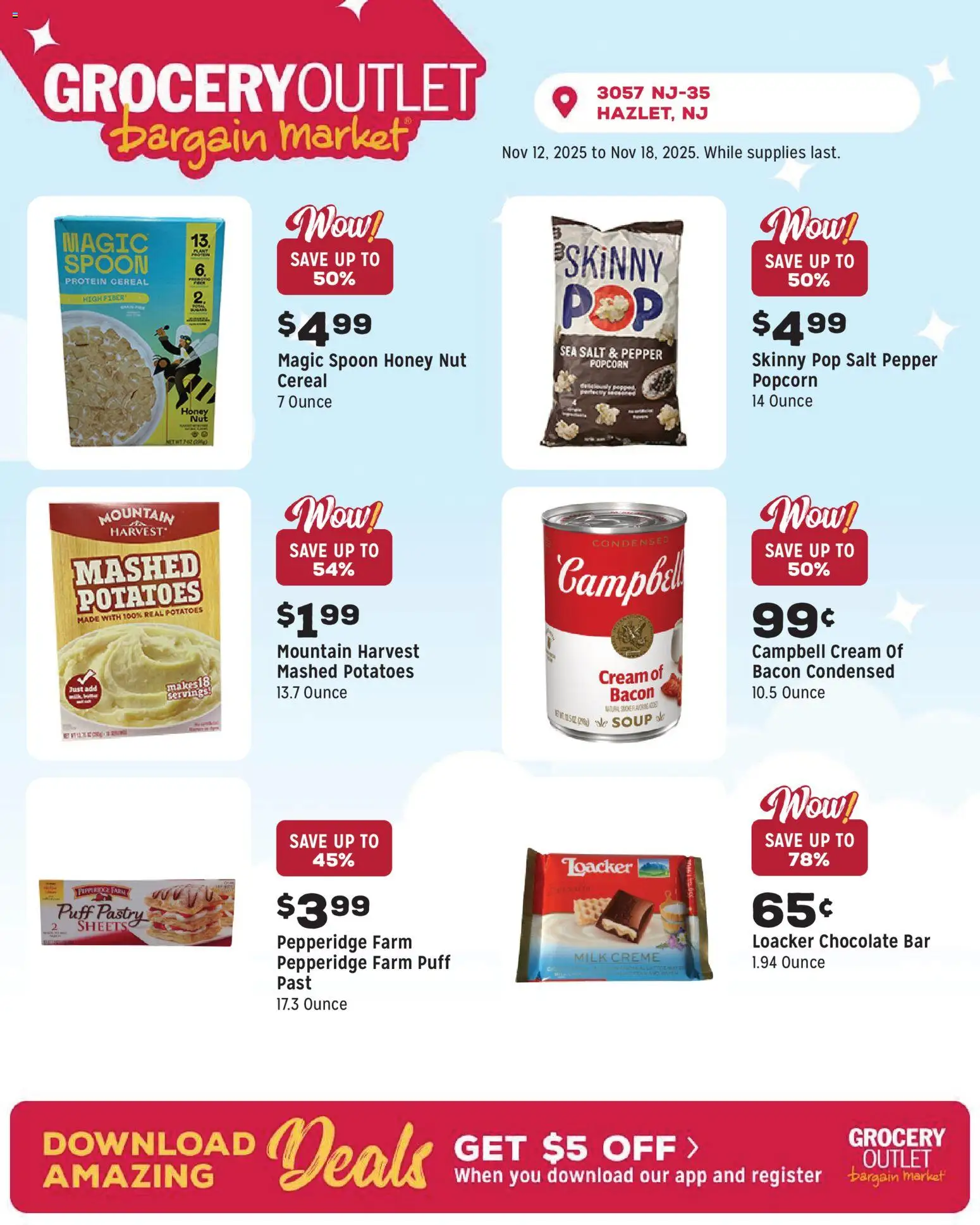 Grocery Outlet Weekly Ad - valid from 12.11.2025 | Page: 8 | Products: Cream, Salt, Pepper, Puff Pastry