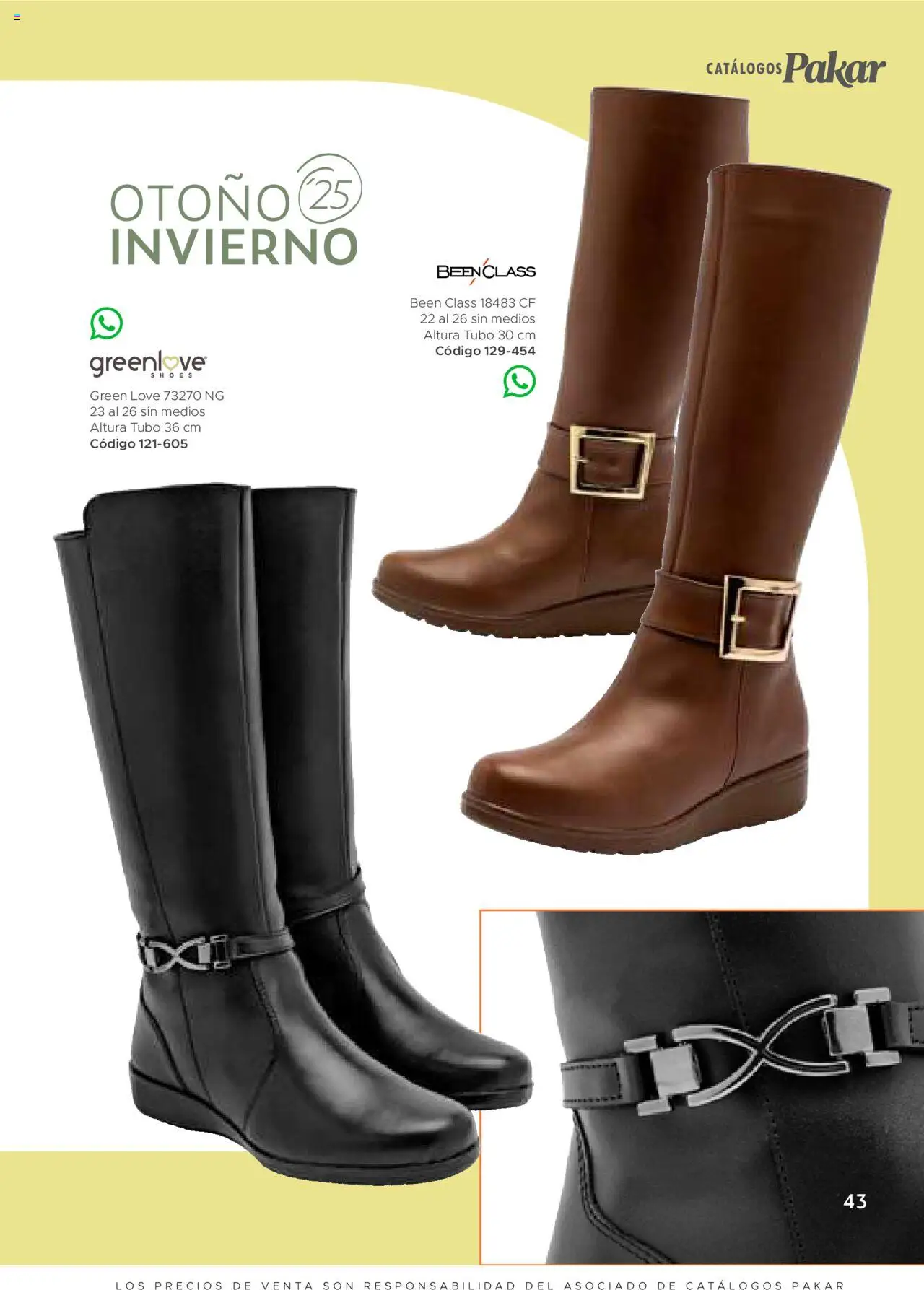 Nuevas ofertas de SC Pakar válidas en toda la República Mexicana desde el 24.07.2025. ¡Encuentra las mejores ofertas en SC Pakar - Catálogo Bota! | Página: 43 | Productos: Res