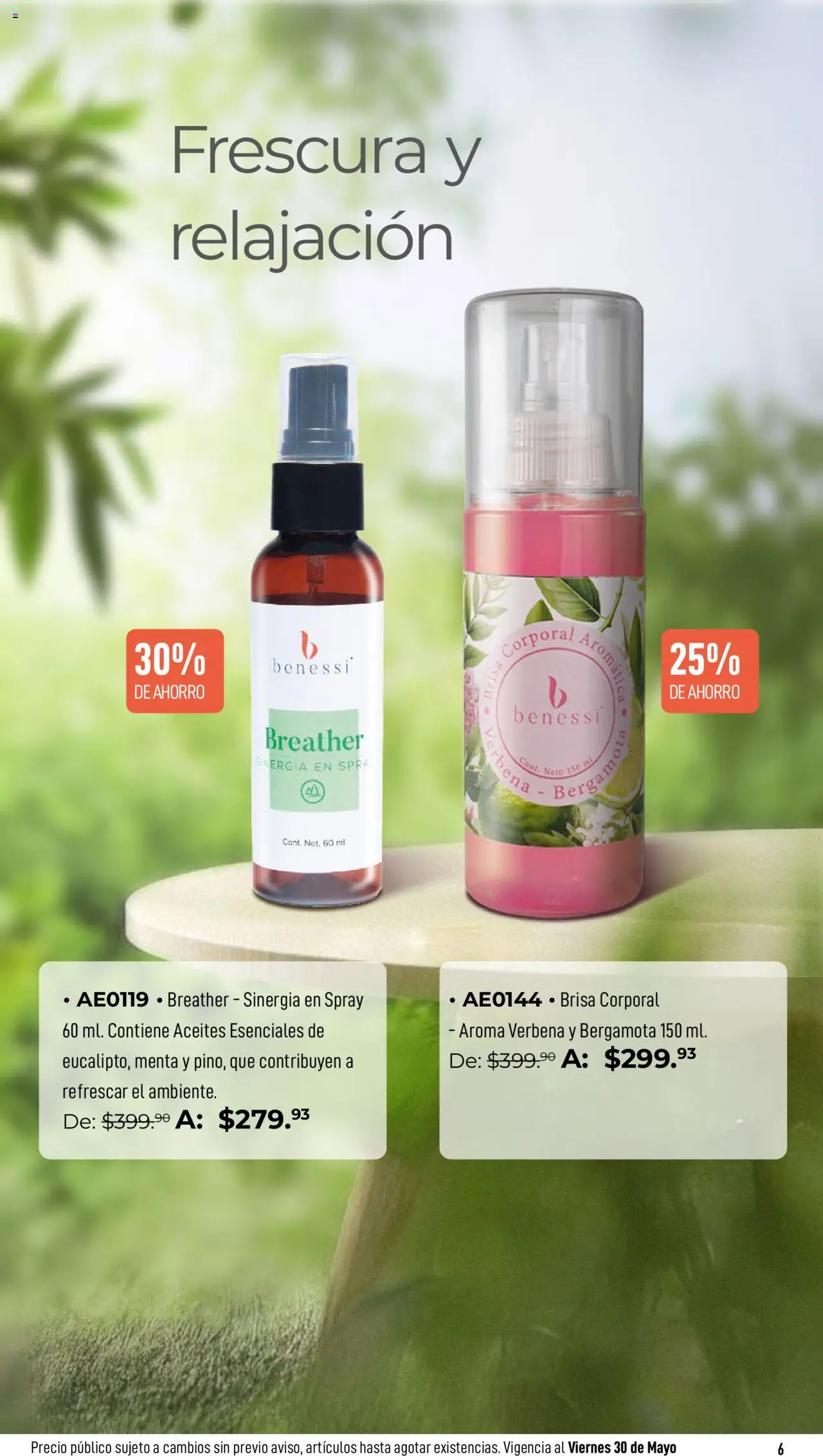 Nuevas ofertas de Home Interiors válidas en toda la República Mexicana desde el 19.05.2025. ¡Encuentra las mejores ofertas en Home Interiors catálogo Benessi! | Página: 6