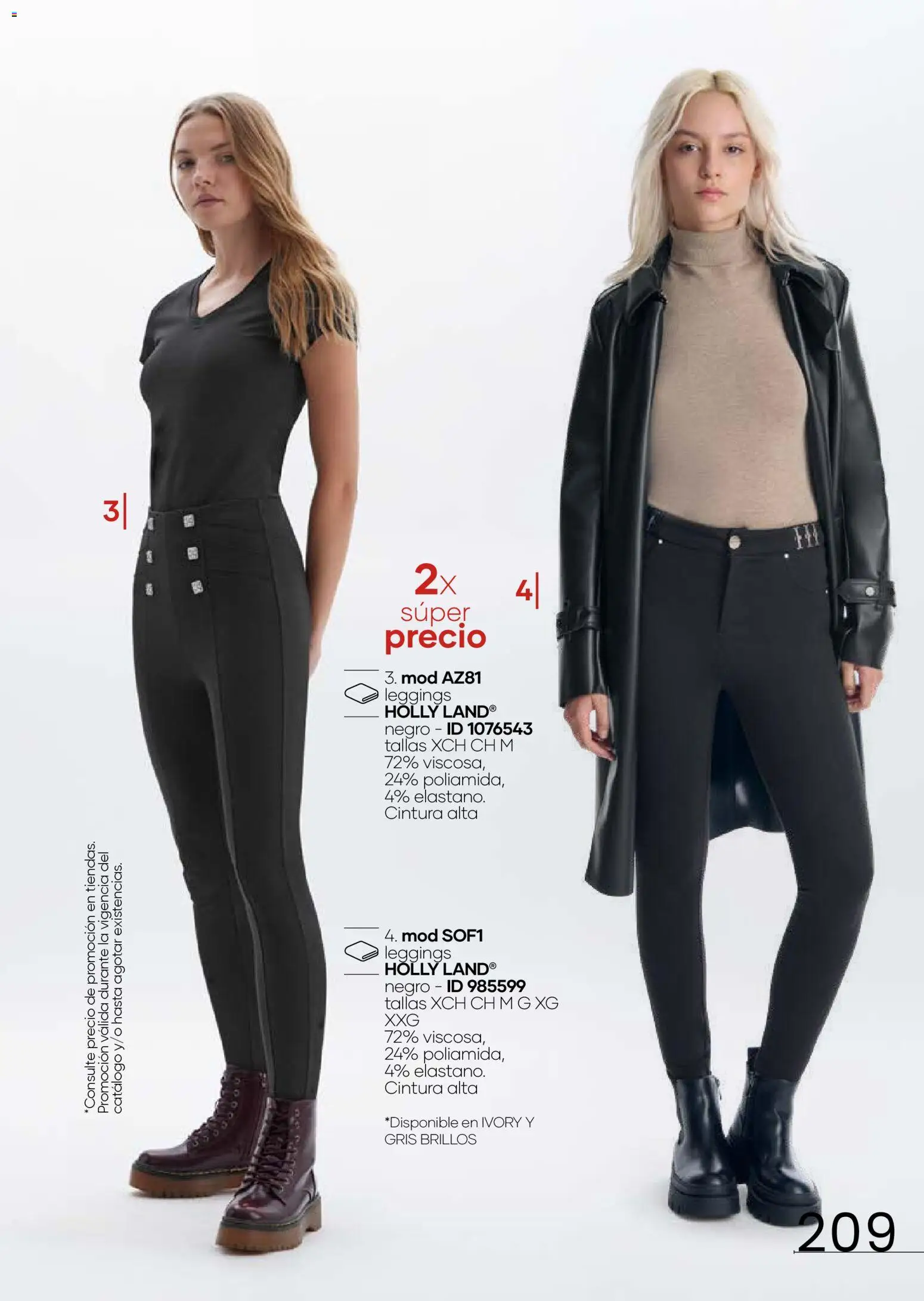 Nuevas ofertas de Price Shoes válidas en toda la República Mexicana desde el 27.11.2025. ¡Encuentra las mejores ofertas en Price Shoes catálogo Cierre De Temporada ! | Página: 209 | Productos: Leggings