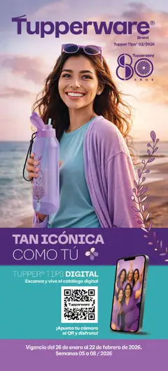 Vista previa de Tupperware catálogo, nuevo folleto de la tienda, válido en México a partir del 26.01.2026