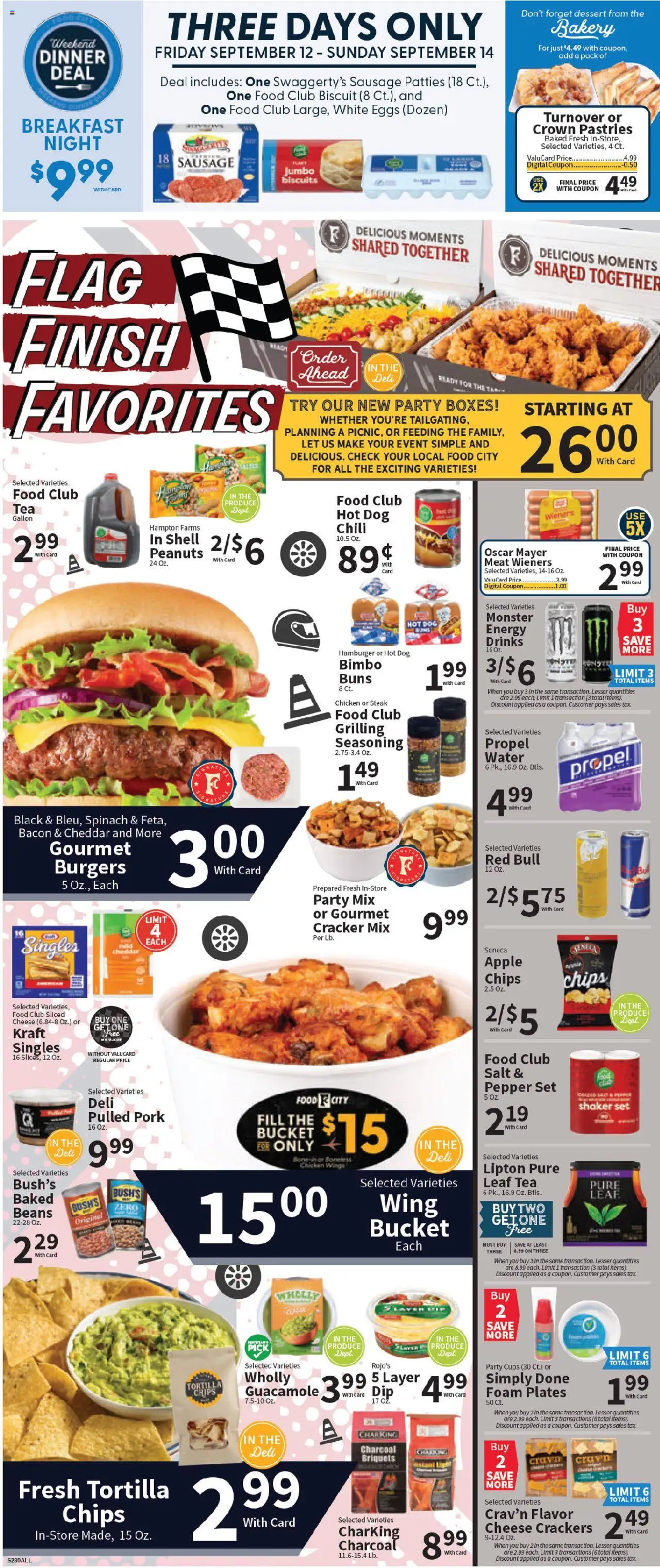 Food City Weekly Ad - valid from 12.09.2025 | Page: 2 | Products: Eggs, Water, Pepper, Sausage