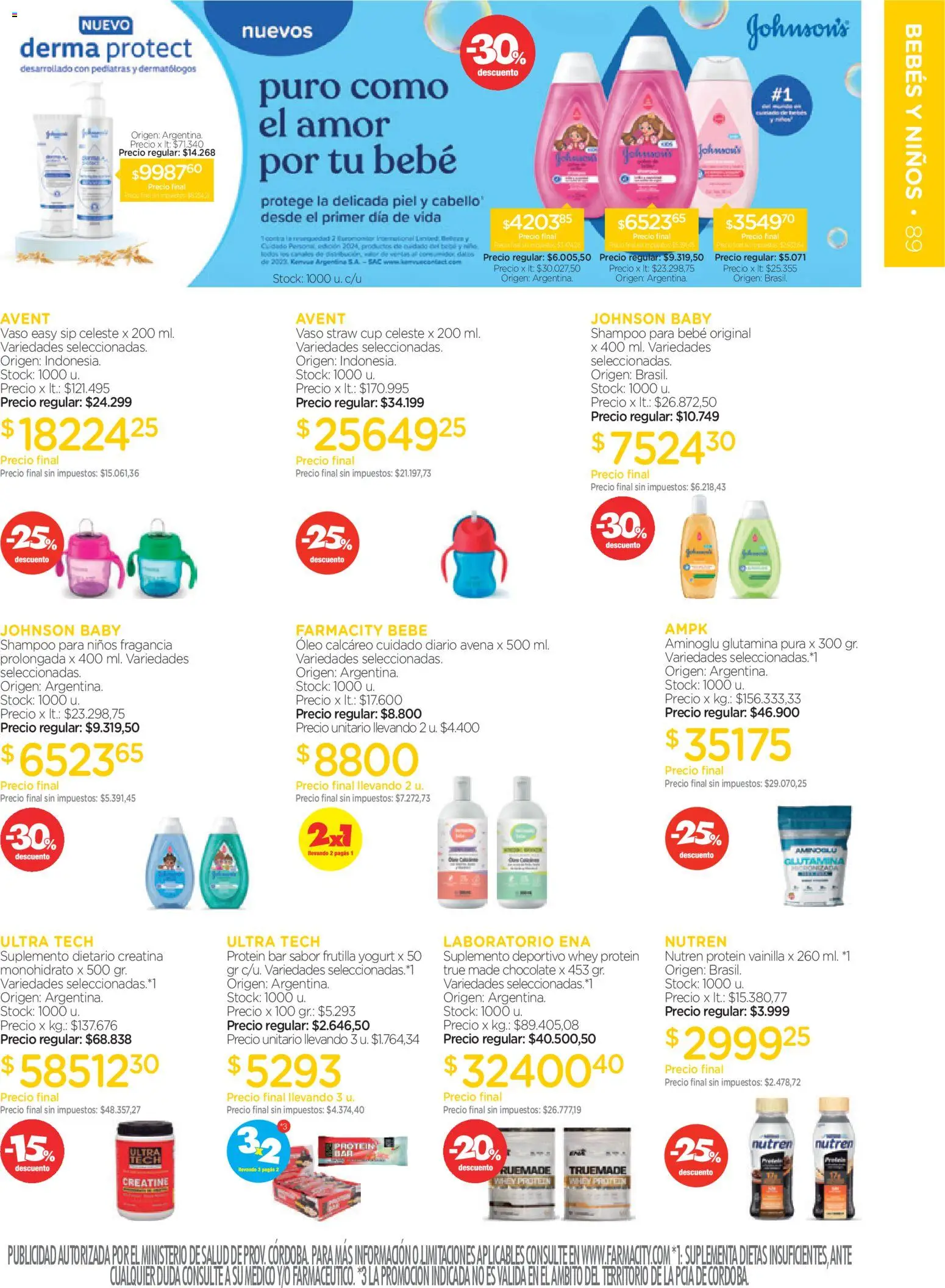 Farmacity catálogo │ válido desde el 03.03.2026 | Página: 89 | Productos: Suplemento dietario, Frutilla, Shampoo, Chocolate