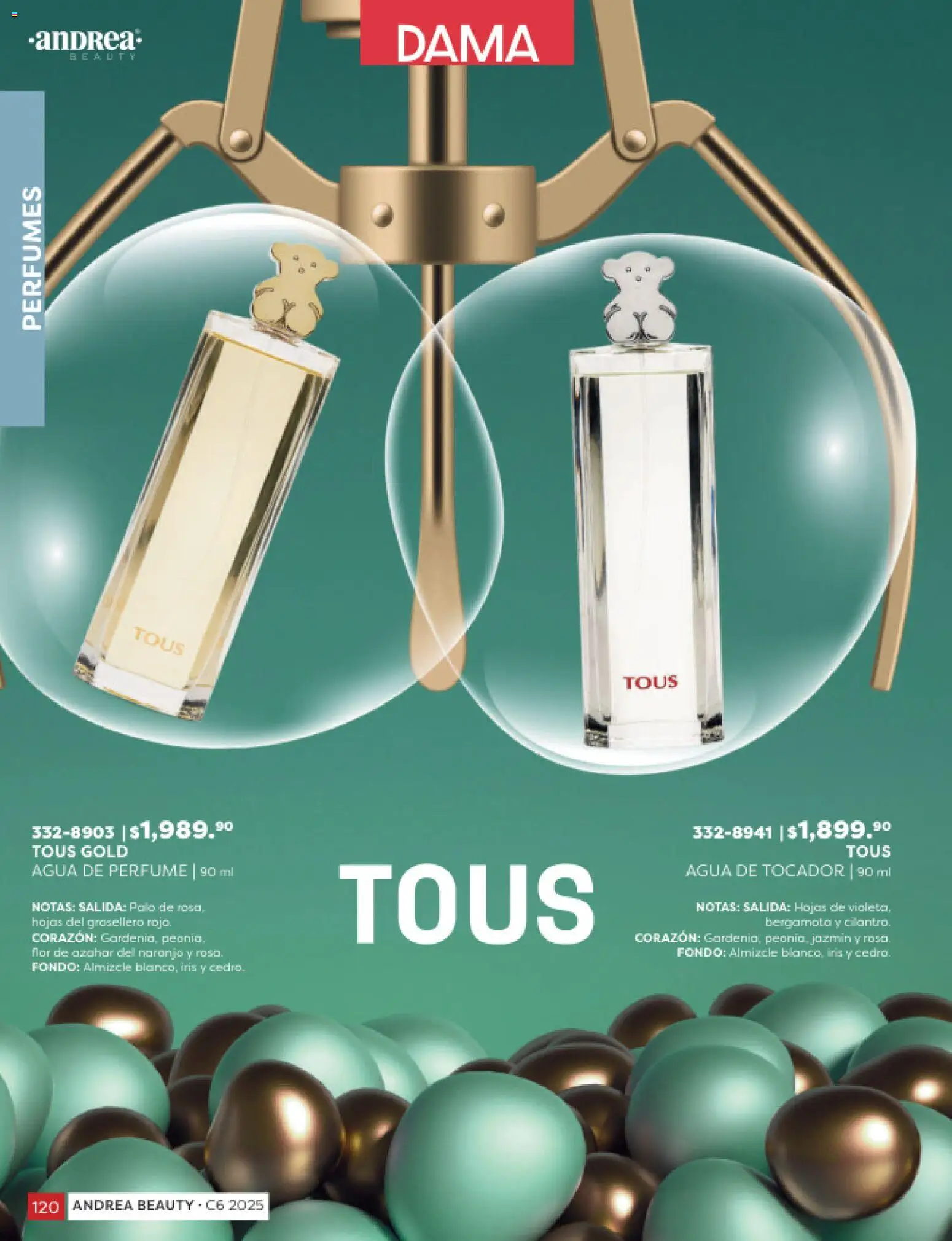 Nuevas ofertas de Andrea válidas en toda la República Mexicana desde el 31.10.2025. ¡Encuentra las mejores ofertas en Andrea catálogo Beauty! | Página: 120 | Productos: Agua, Perfume