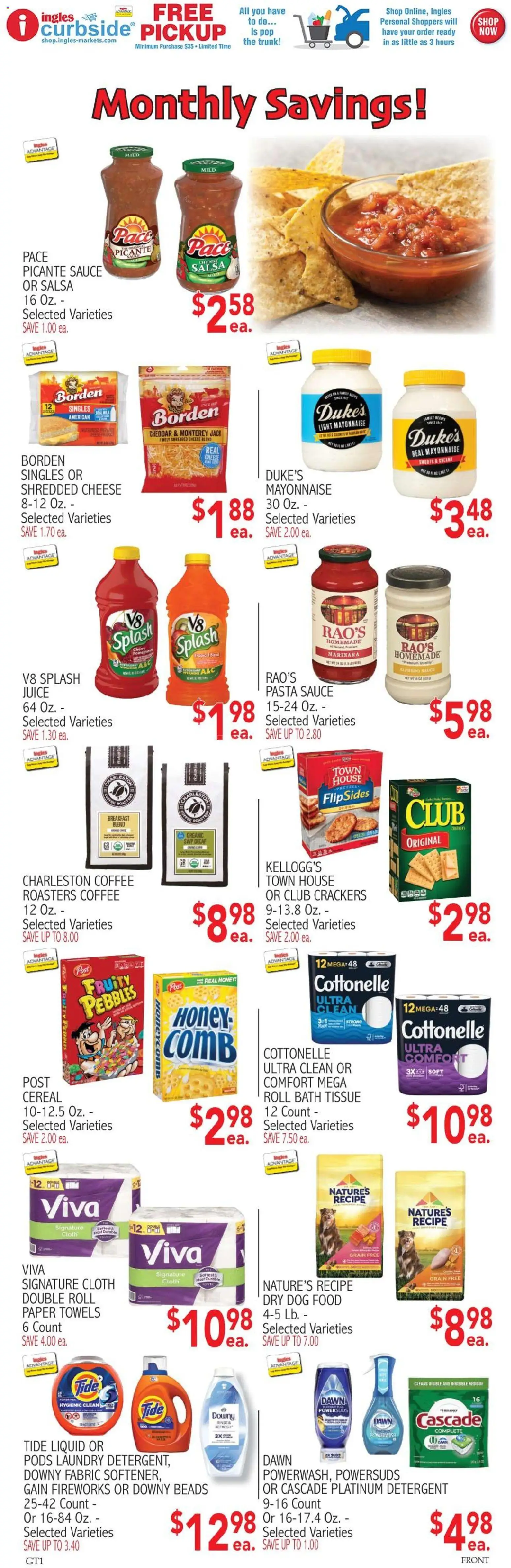 Ingles Weekly Ad - valid from 15.04.2026 | Page: 5 | Products: Dog Food, Cheese, Coffee, Pasta