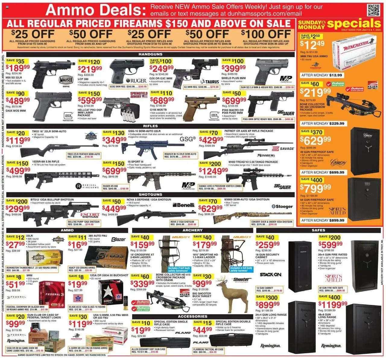 Dunham's Sports Weekly Ad - valid from 05.07.2025 | Page: 11 | Products: Crossbow, Shotgun, Game, Gun