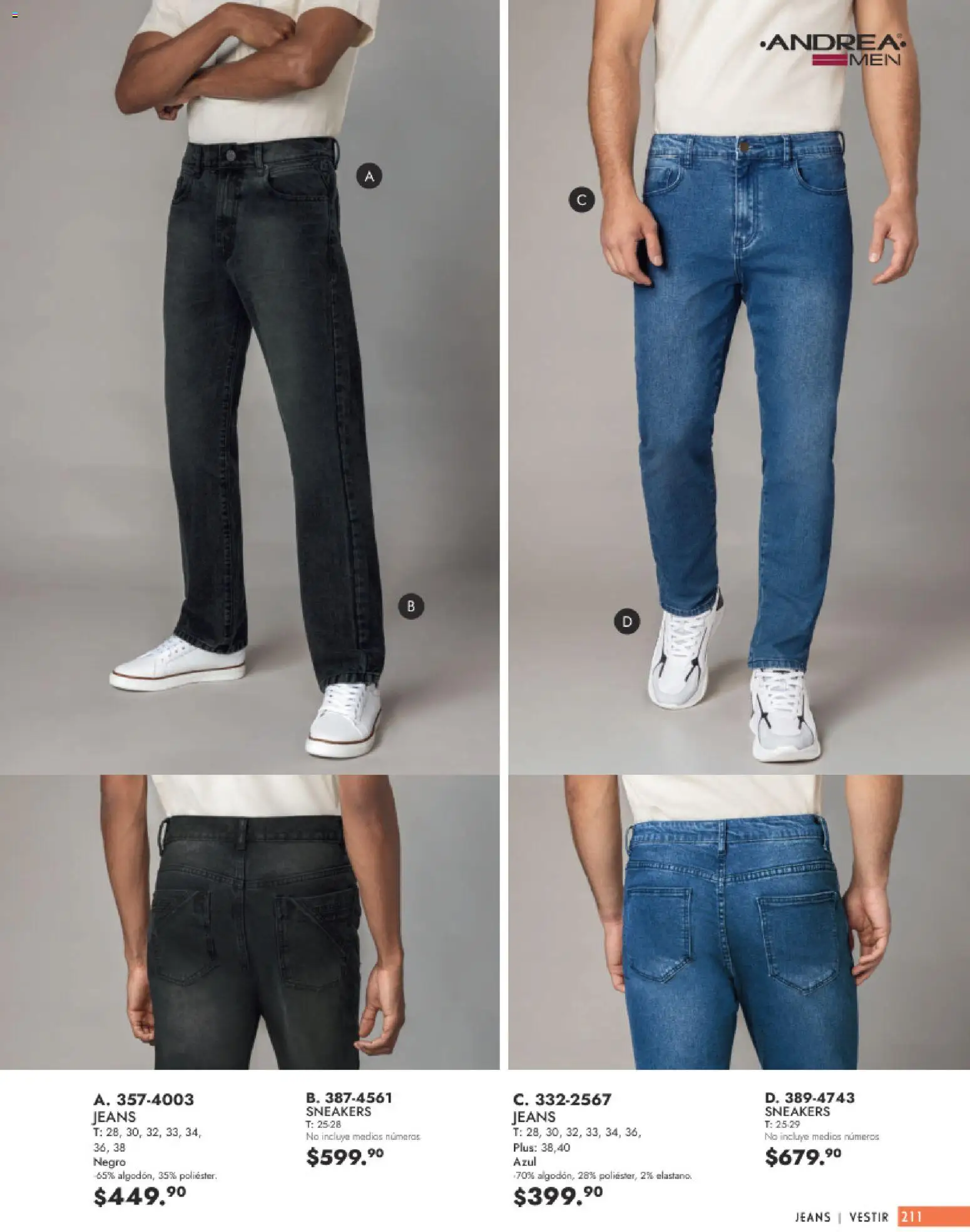 Nuevas ofertas de Andrea válidas en toda la República Mexicana desde el 25.01.2026. ¡Encuentra las mejores ofertas en Andrea catálogo Vestir Caballero ! | Página: 53