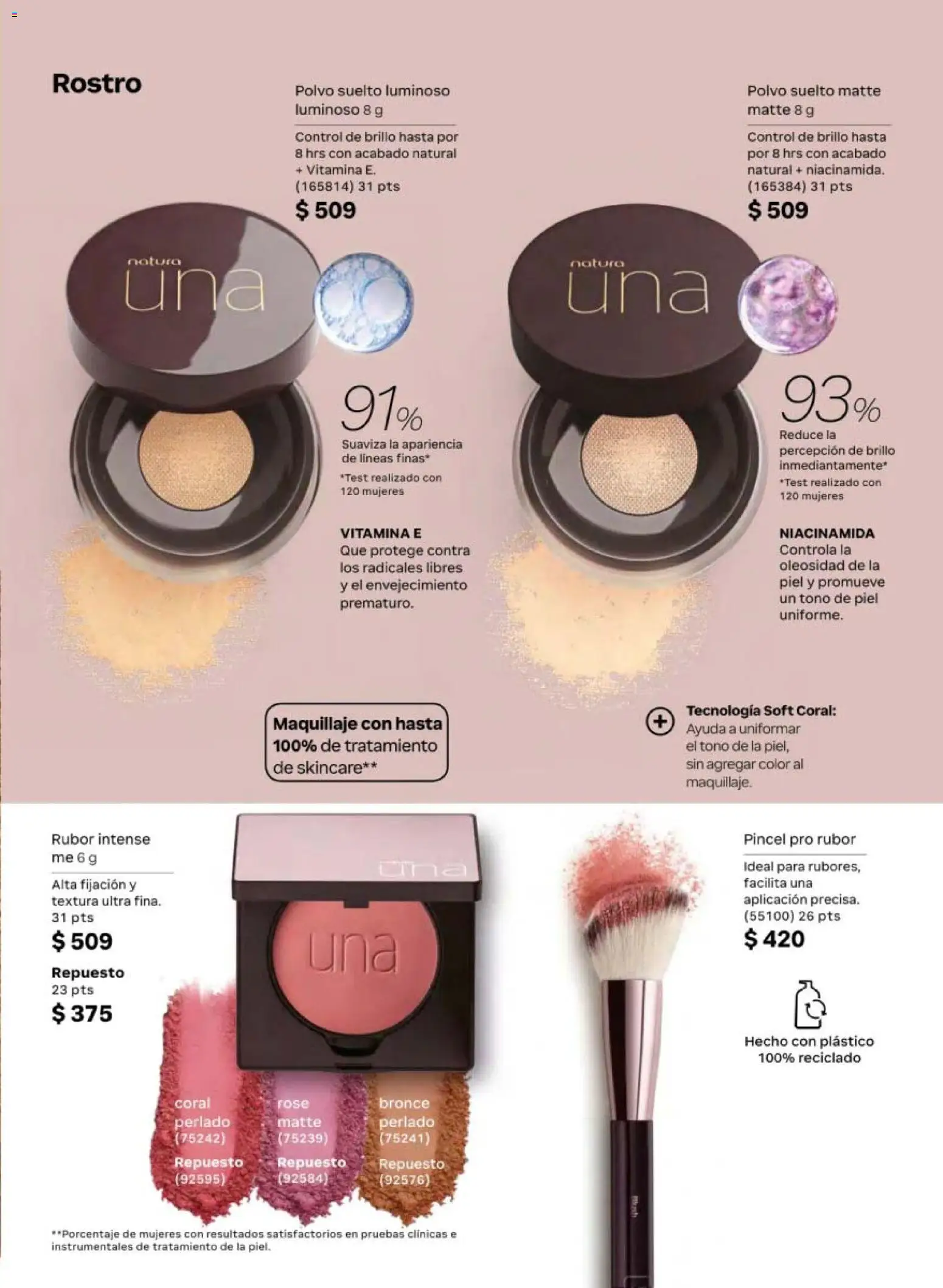 Nuevas ofertas de Natura válidas en toda la República Mexicana desde el 20.02.2026. ¡Encuentra las mejores ofertas en Natura campaña 4 2026! | Página: 61 | Productos: Pincel, Brillo, Polvo, Rubor