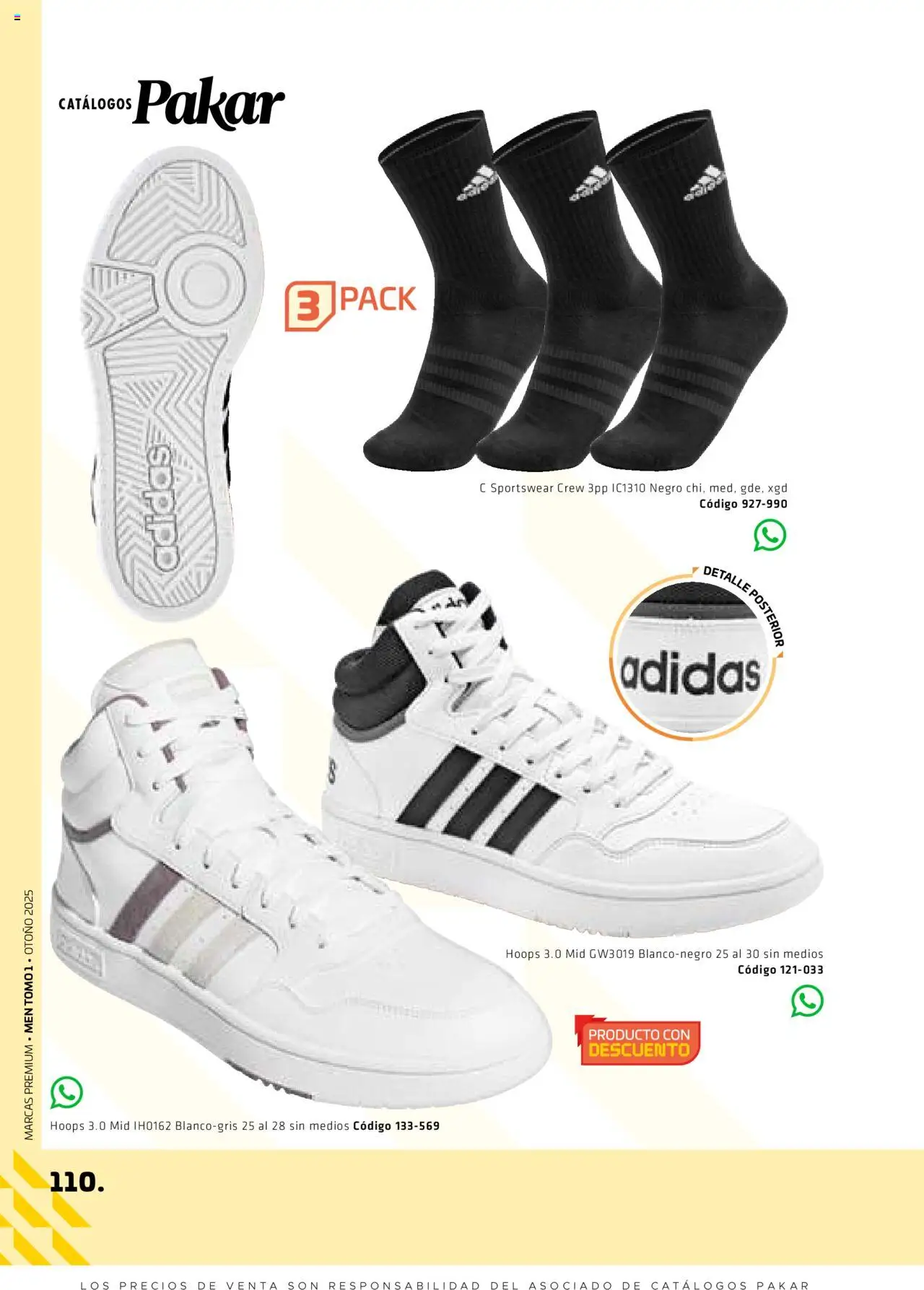 Nuevas ofertas de SC Pakar válidas en toda la República Mexicana desde el 29.08.2025. ¡Encuentra las mejores ofertas en SC Pakar - Catálogo Otoño Men Tomo 1! | Página: 110