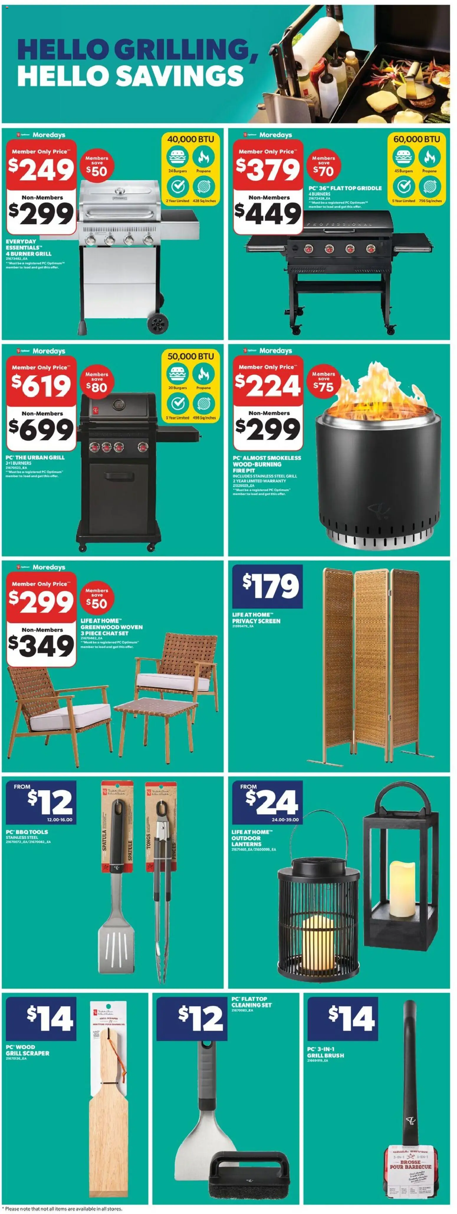 Real Canadian Superstore flyer valid from 19.03.2026 | Page: 34 | Products: PC, Grill, Brush