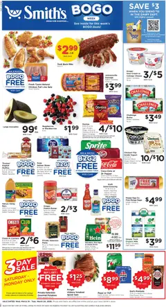 Preview of Smith's weekly ads valid from 18.03.2026