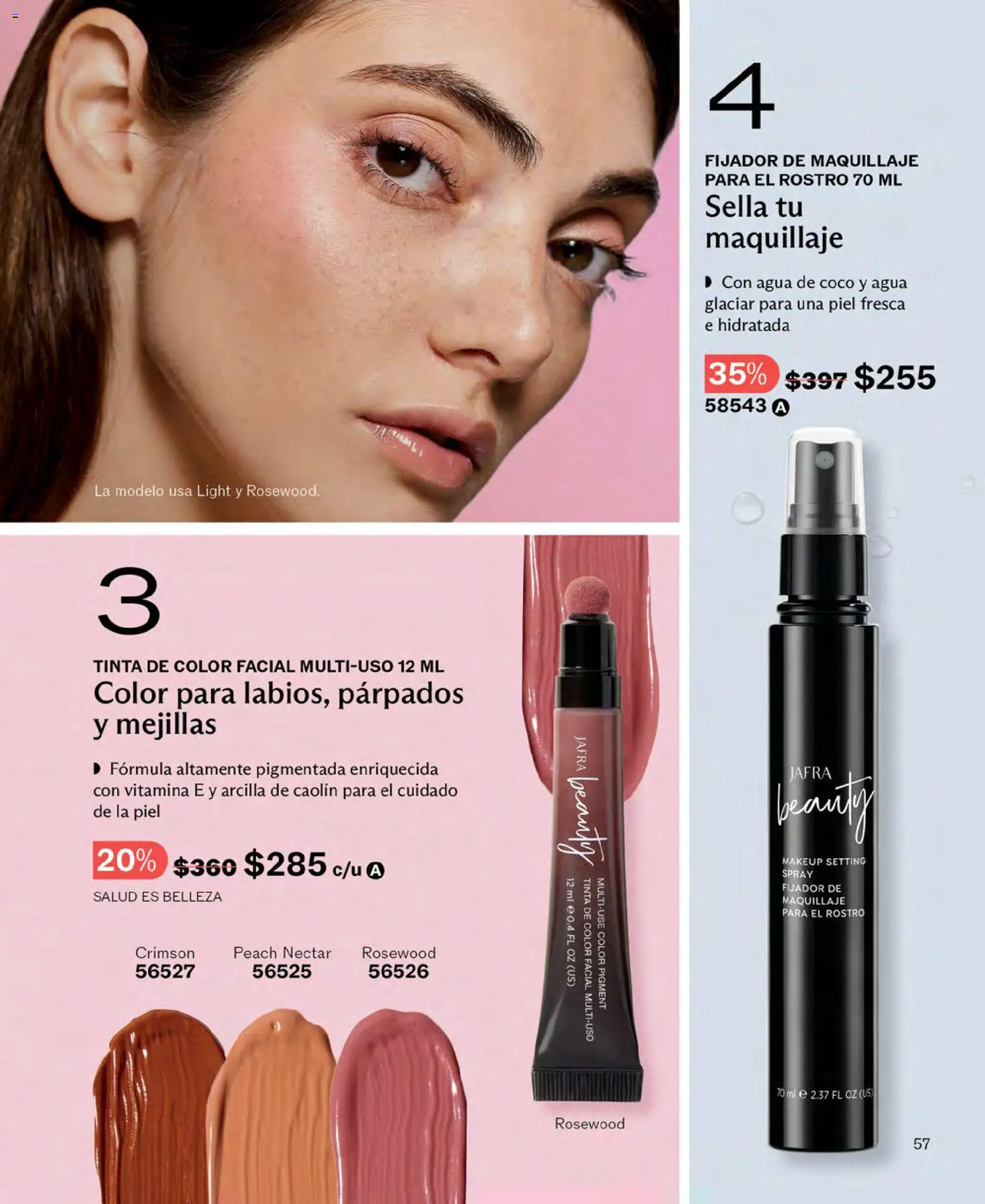 Nuevas ofertas de JAFRA válidas en toda la República Mexicana desde el 01.03.2026. ¡Encuentra las mejores ofertas en JAFRA catálogo! | Página: 57