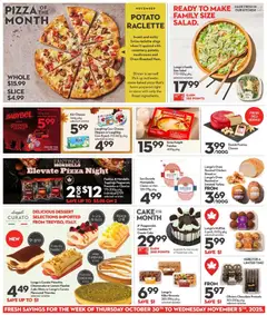 Preview of Longo's weekly flyer / circulaire from shop Longo's valid from 30.10.2025 | Page: 7 | Products: Cream, Oven, Chocolate, Pizza