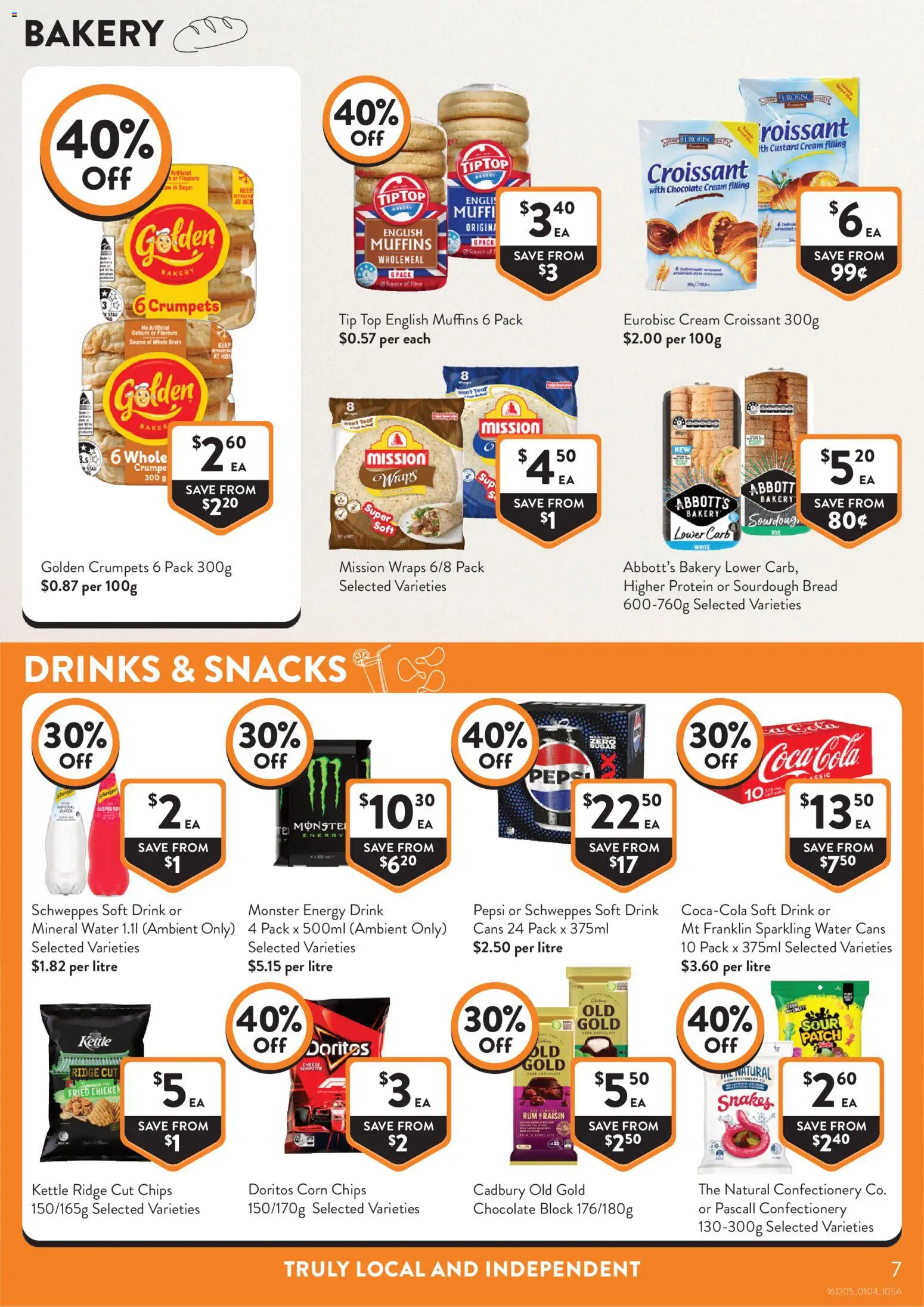 Foodworks catalogue - valid from 01.04.2026 | Page: 7 | Products: Chicken, Pepsi, Raspberry, Kettle