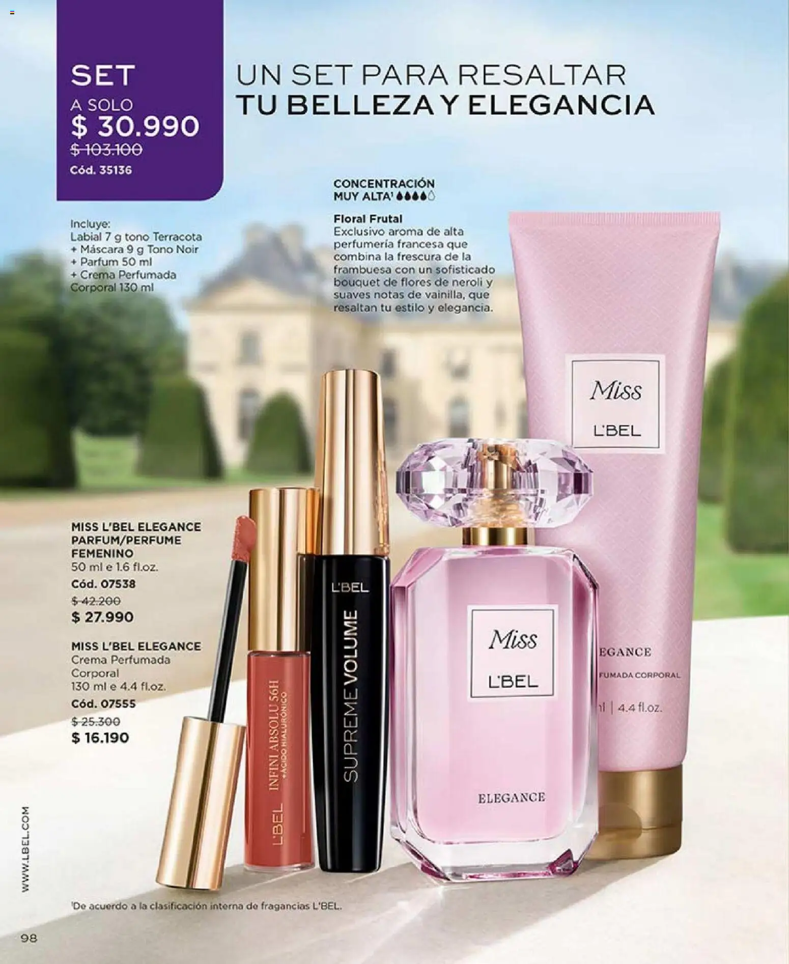 Catálogo L'Bel Campaña2x │ válido desde el 16.01.2026 | Página: 98 | Productos: Máscara, Labial, Crema
