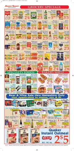 Preview of Market Basket weekly ads valid from 05.10.2025 | Page: 6 | Products: Peaches, Basket, Bread, Chocolate
