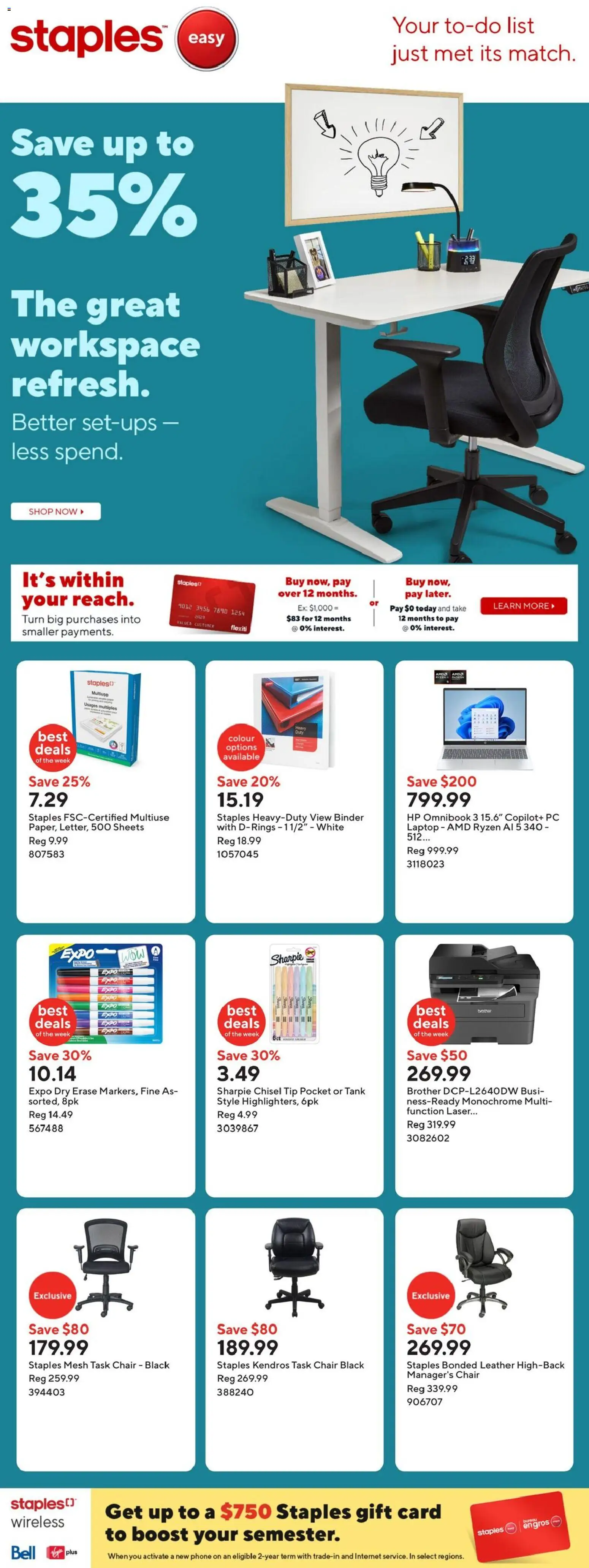 Staples flyer valid from 16.01.2026 | Page: 1