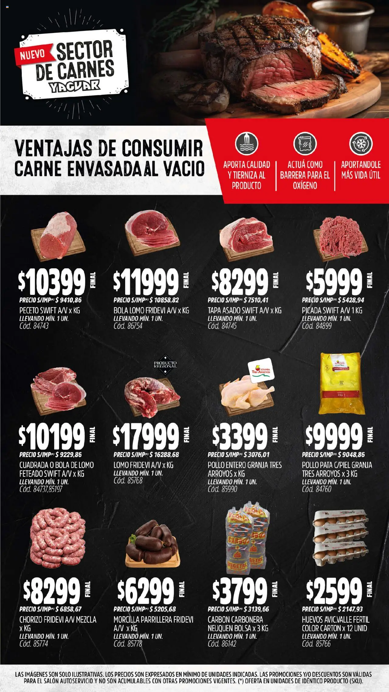 Yaguar - General Roca │ válido desde el 04.08.2025 | Página: 8 | Productos: Bolsa, Pollo, Huevos, Morcilla