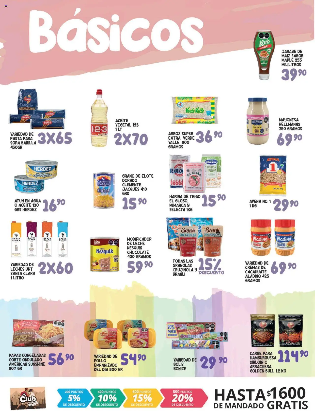 Nuevas ofertas de Alsuper válidas en toda la República Mexicana desde el 26.08.2025. ¡Encuentra las mejores ofertas en Alsuper folleto! | Página: 2 | Productos: Pollo, Mayonesa, Avena, Aceite