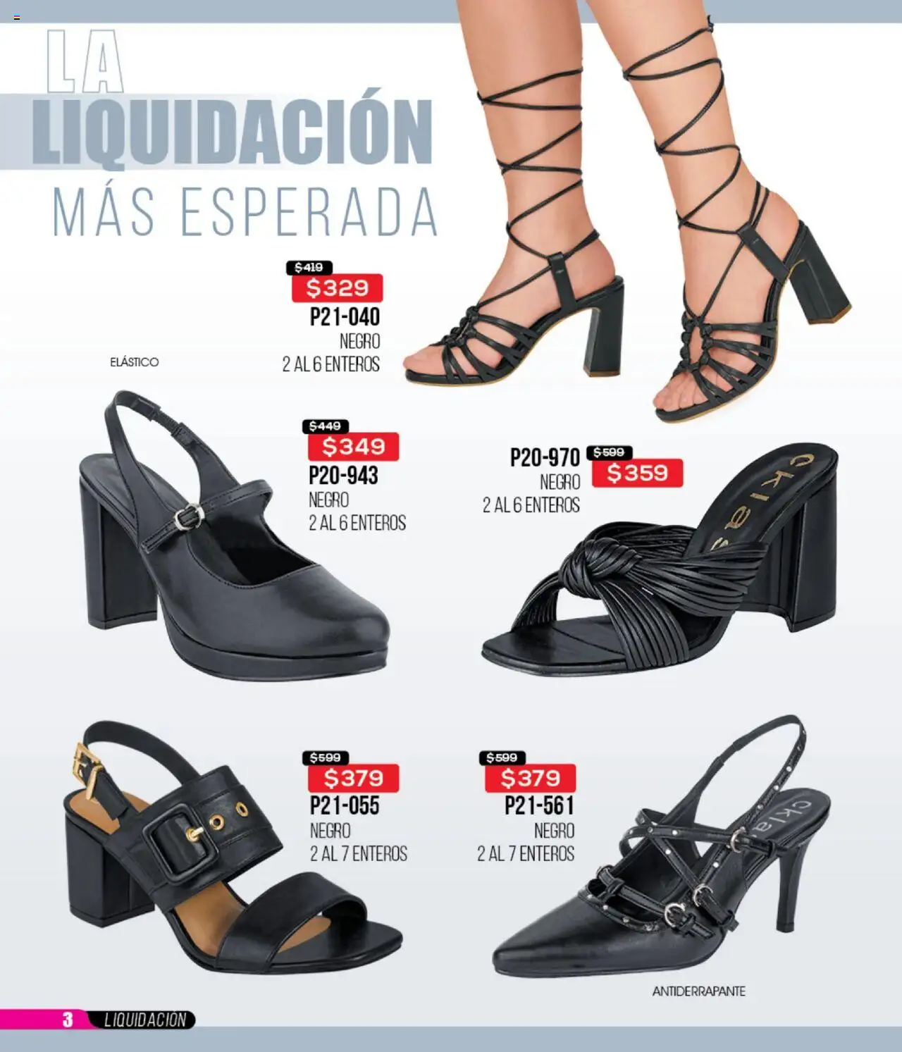 Nuevas ofertas de Cklass válidas en toda la República Mexicana desde el 22.09.2025. ¡Encuentra las mejores ofertas en Cklass - Catálogo Liquidación Calzado! | Página: 4