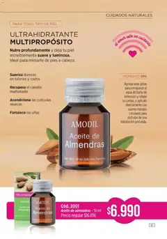 Vista previa Catálogo Amodil Campaña 2 válido desde el 01.02.2026 | Página: 61 | Productos: Almendras, Aceite, Agua, Almendra