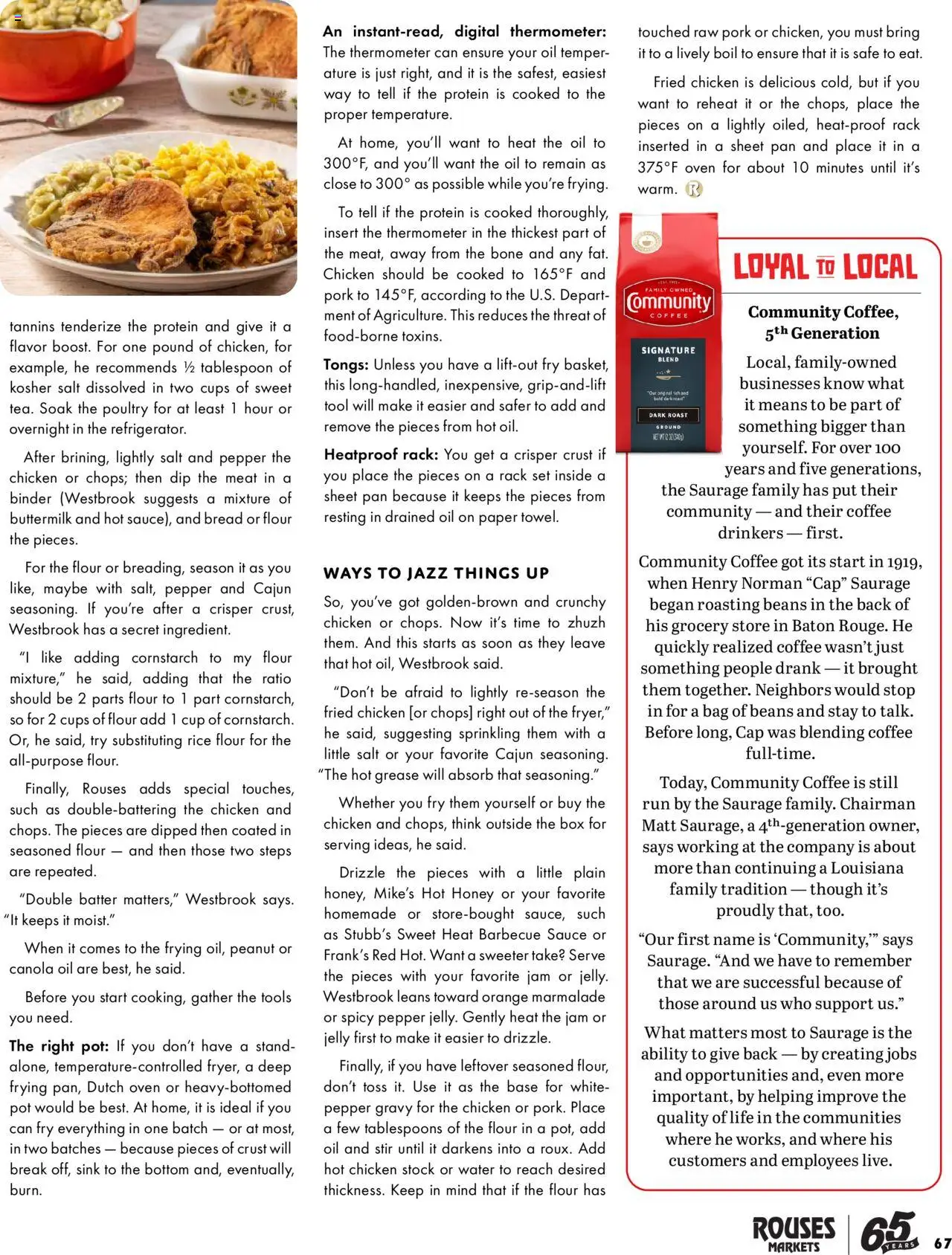 Rouses Magazine Summer 2025 - valid from 01.09.2025 | Page: 69 | Products: Rice, Water, Salt, Oven