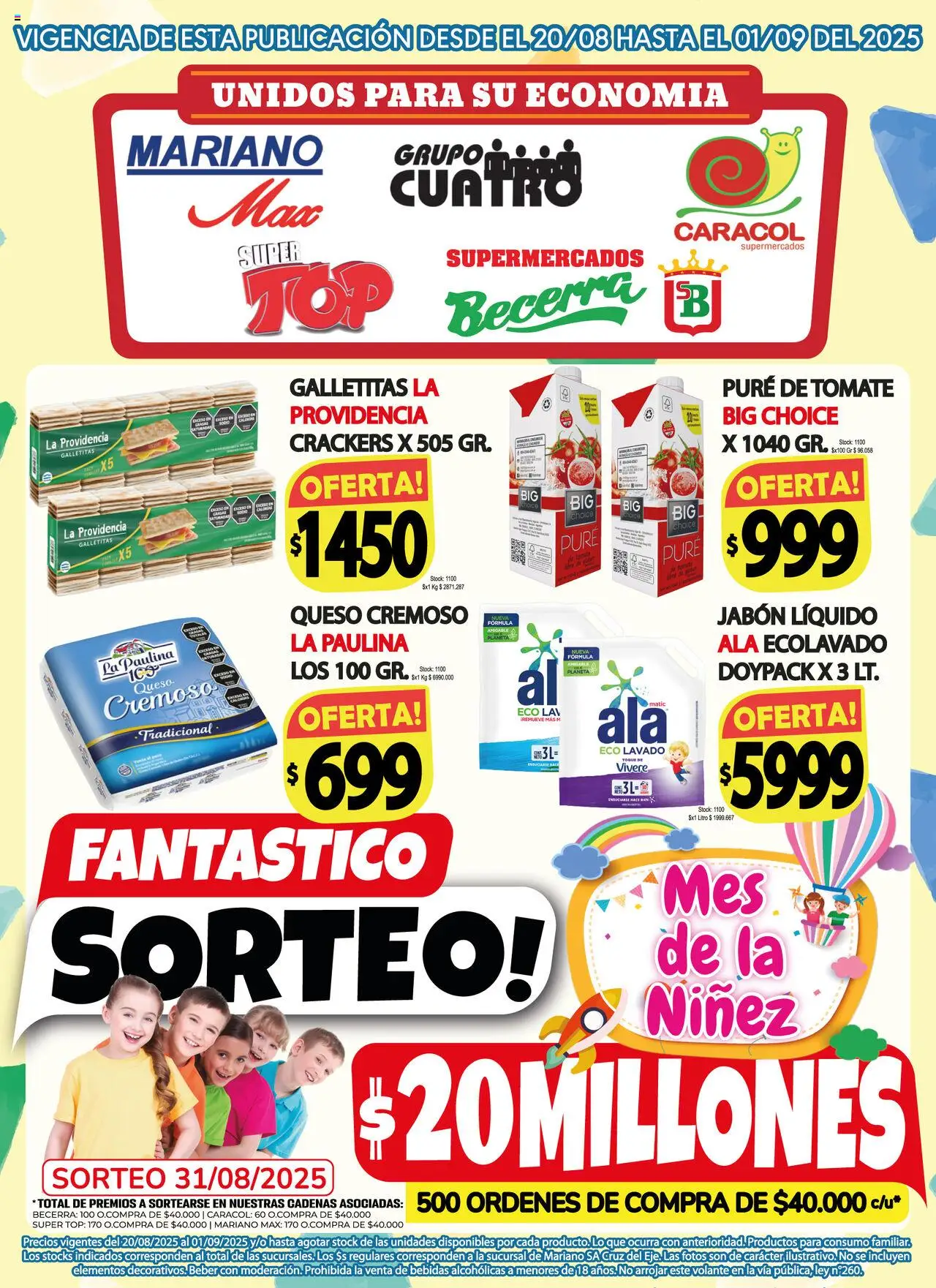 Mariano Max catálogo │ válido desde el 19.08.2025 | Página: 2 | Productos: Galletitas, Jabón líquido, Jabón, Queso