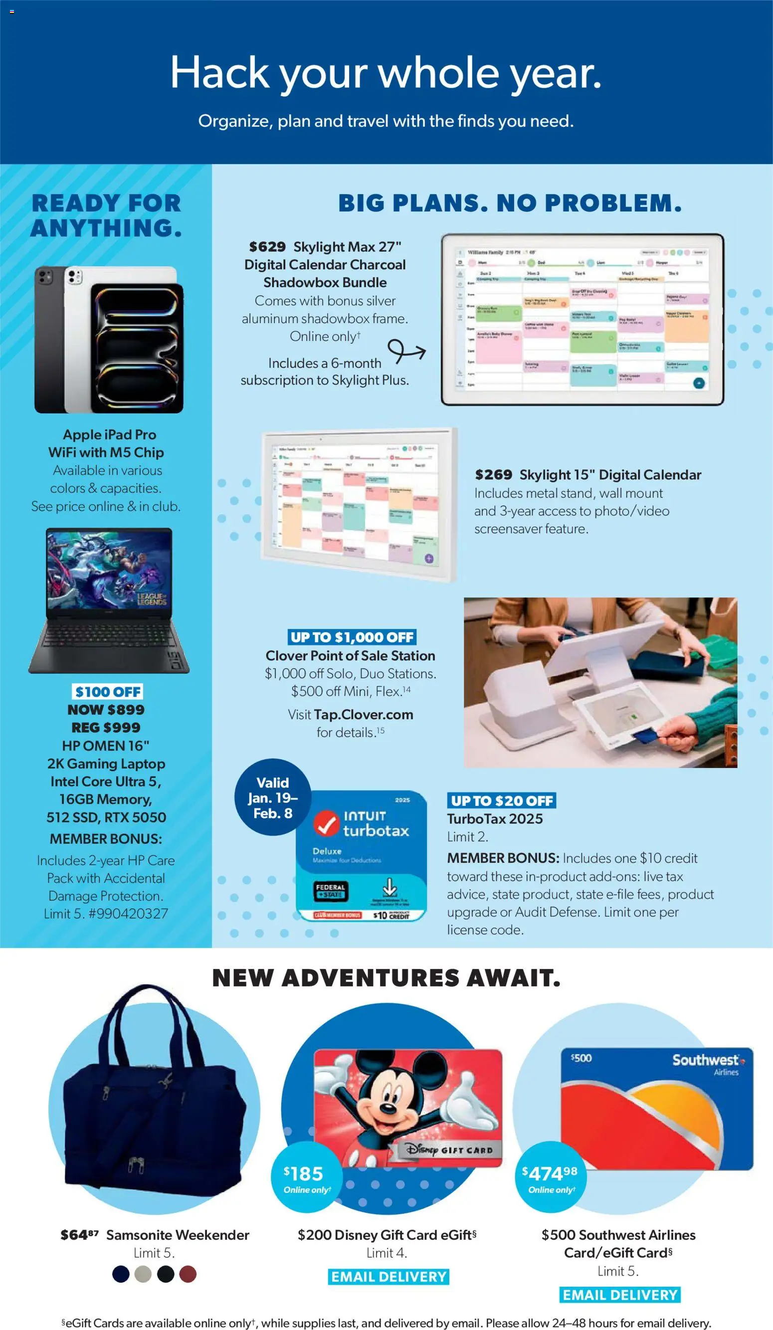 Sam's Club Instant Savings Book January - valid from 02.01.2026 | Page: 42 | Products: Ipad, Laptop