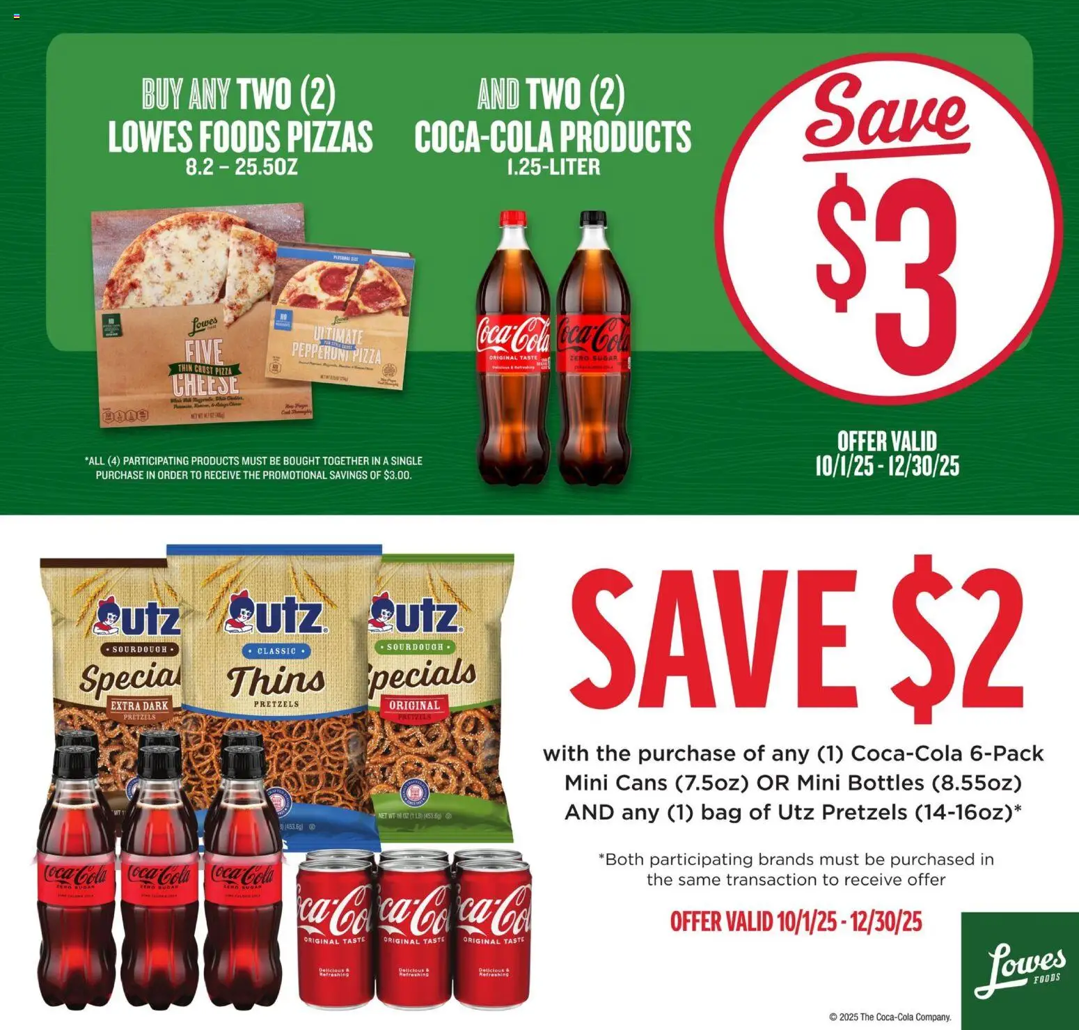Lowes Foods Weekly Ad - NC - valid from 22.10.2025 | Page: 8 | Products: Pizza, Sugar, Bag