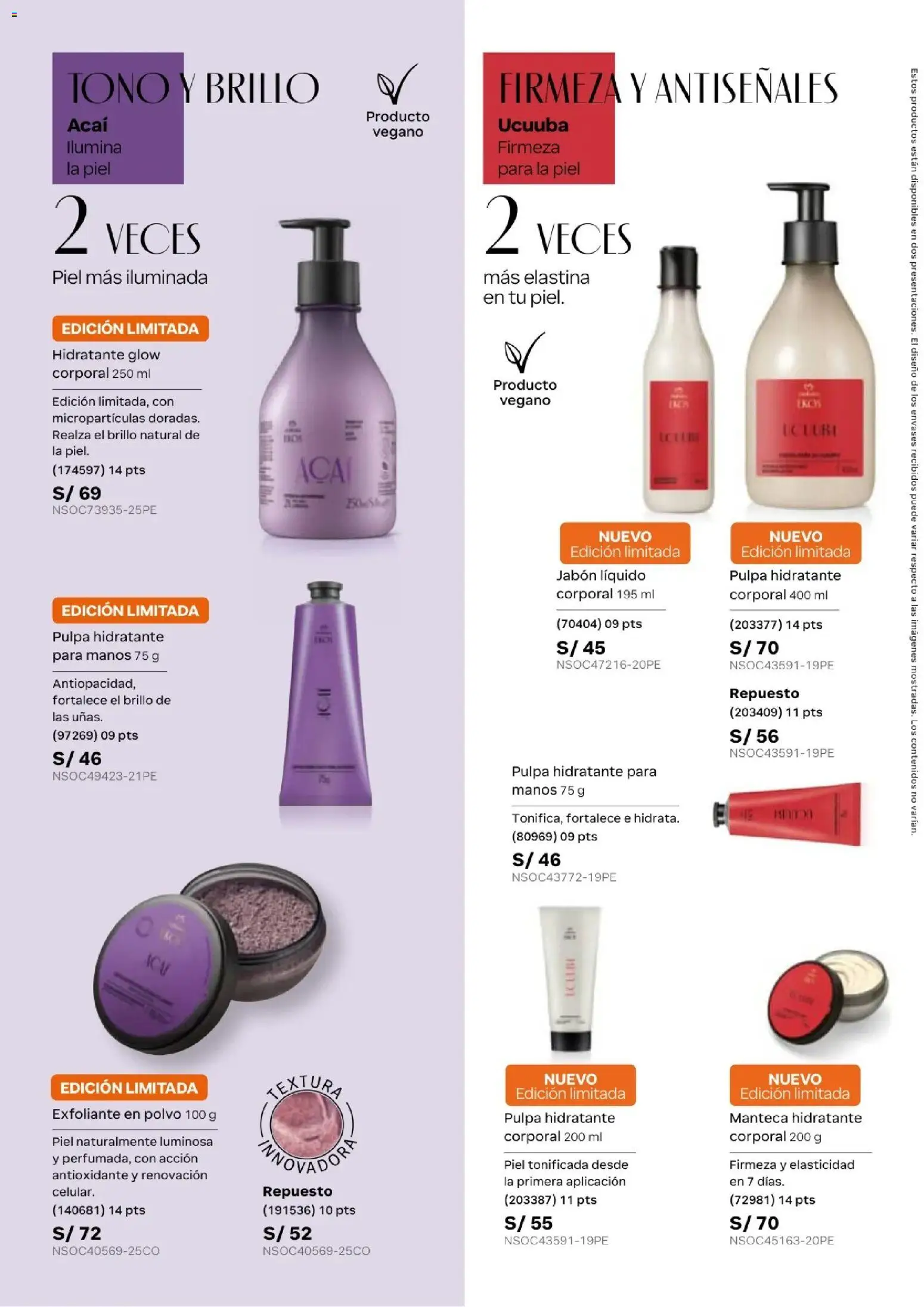 Catálogo Natura válido desde 31.03.2026 | Página: 125 | Productos: Exfoliante, Jabón, Polvo