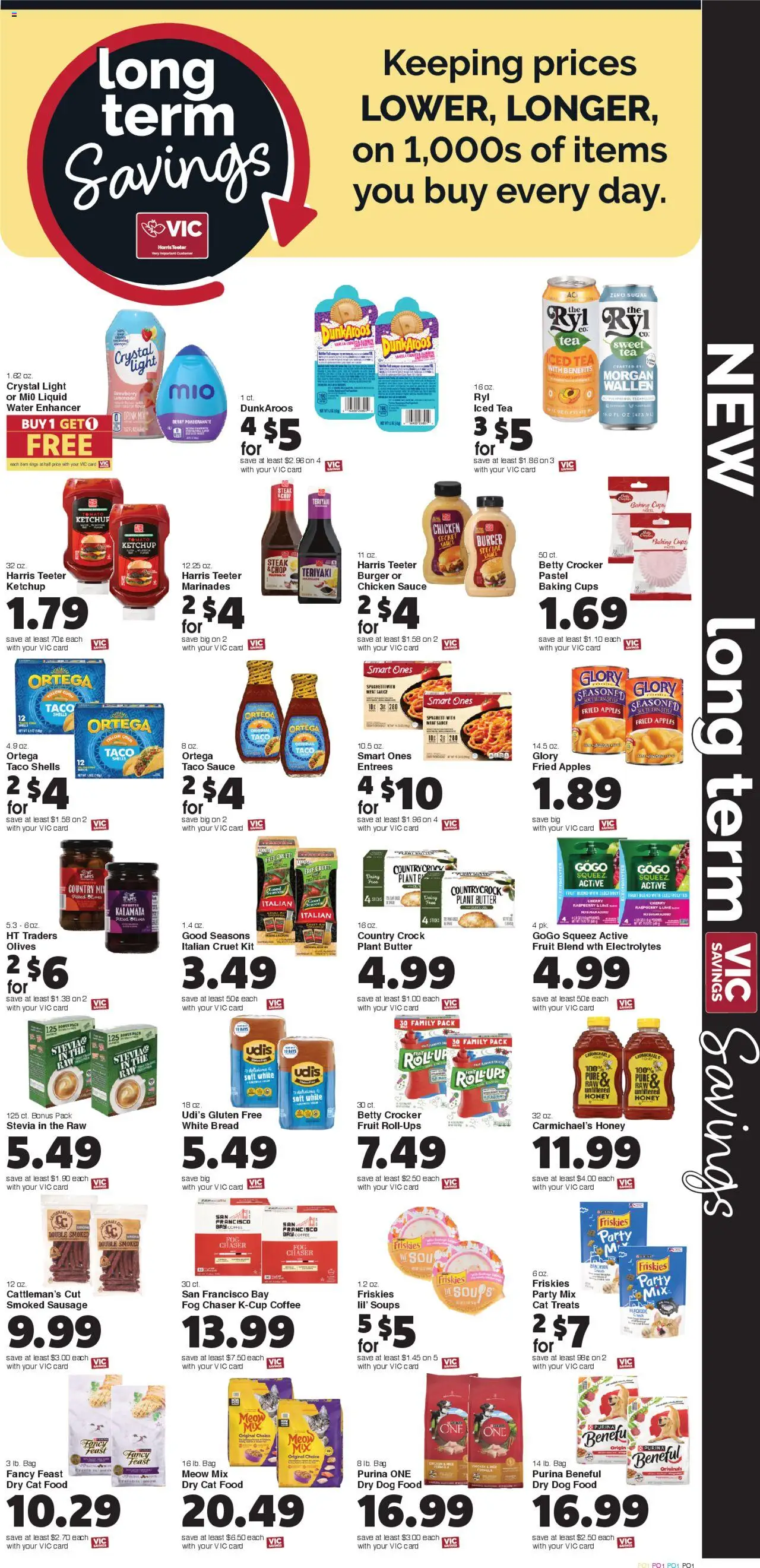 Harris Teeter Weekly Ad - SC - valid from 06.08.2025 | Page: 7 | Products: Rice, Ketchup, Sugar, Bag