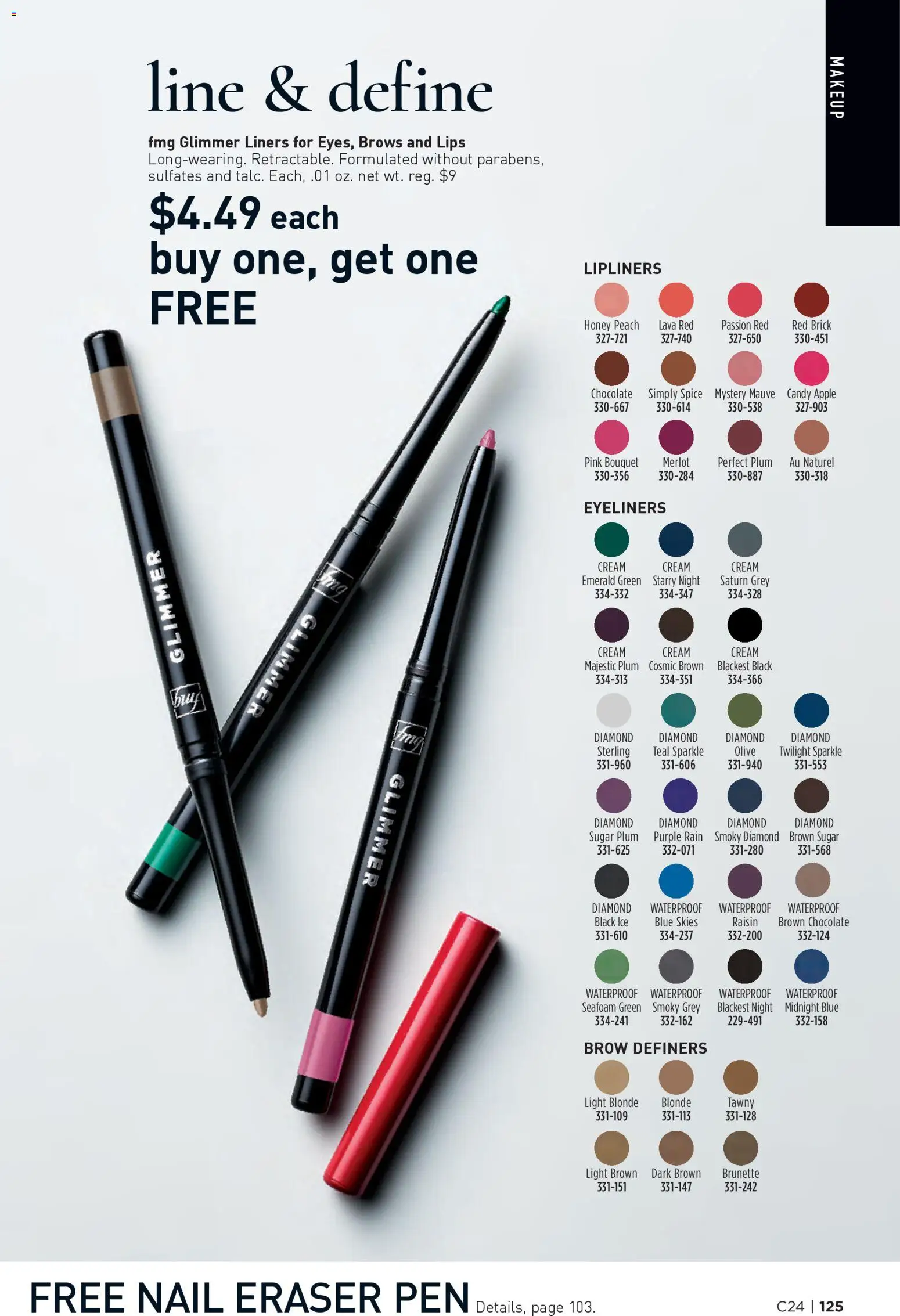 Avon Brochure - valid from 19.11.2025 | Page: 125 | Products: Plum, Eraser, Chocolate, Sugar