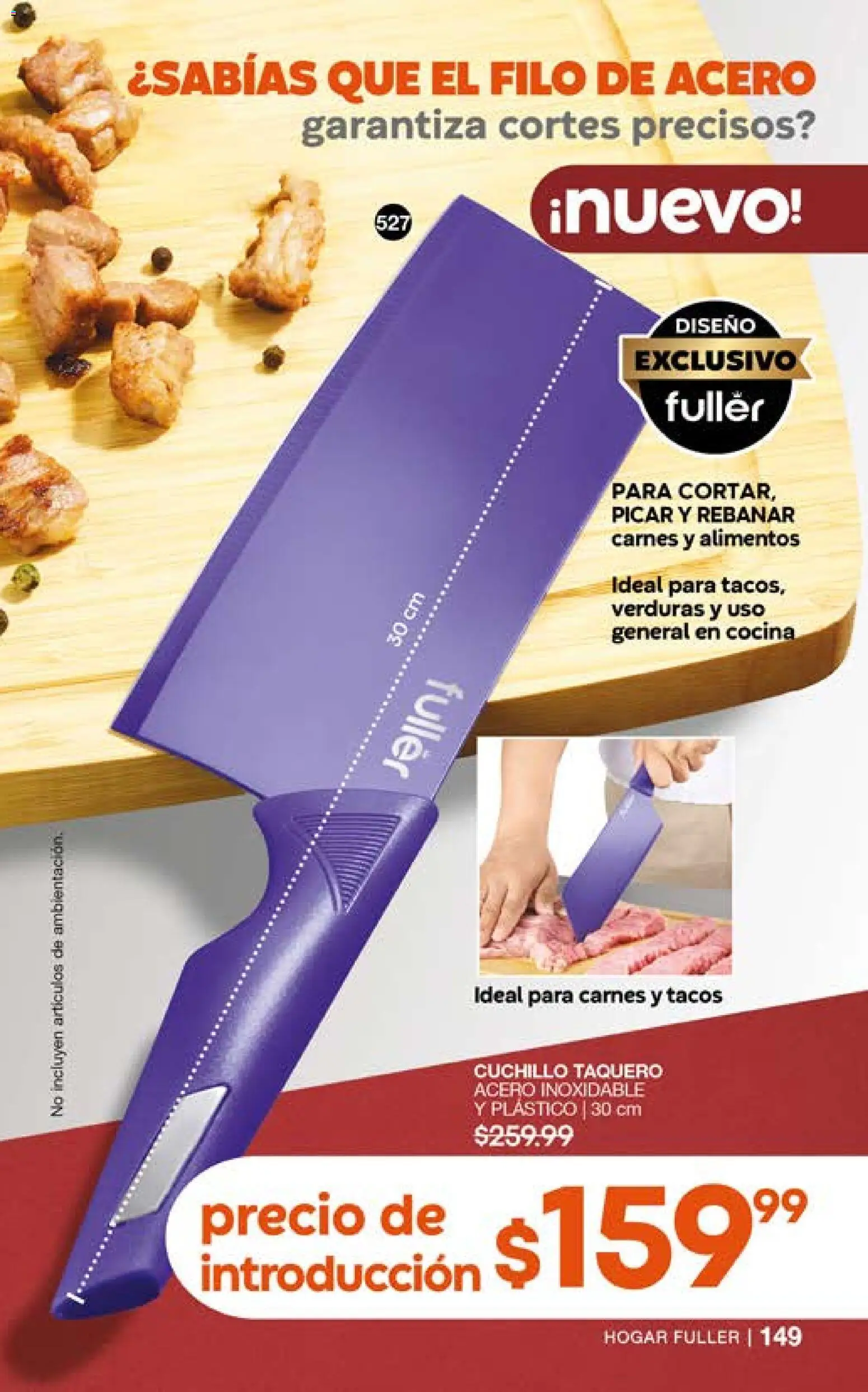 Nuevas ofertas de Fuller válidas en toda la República Mexicana desde el 29.04.2026. ¡Encuentra las mejores ofertas en Fuller campaña 2 2026! | Página: 149 | Productos: Cocina, Cuchillo