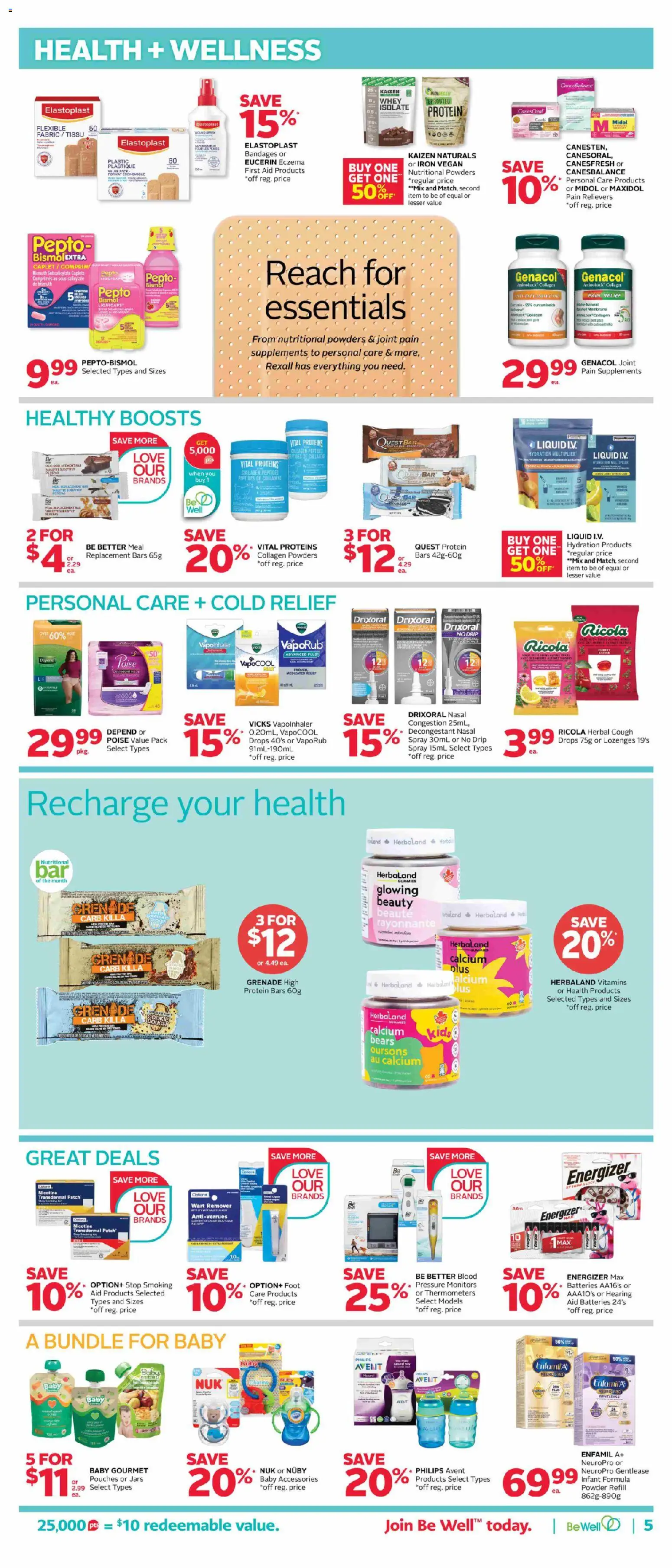 Rexall flyer valid from 19.12.2025 | Page: 10 | Products: Iron, Powder